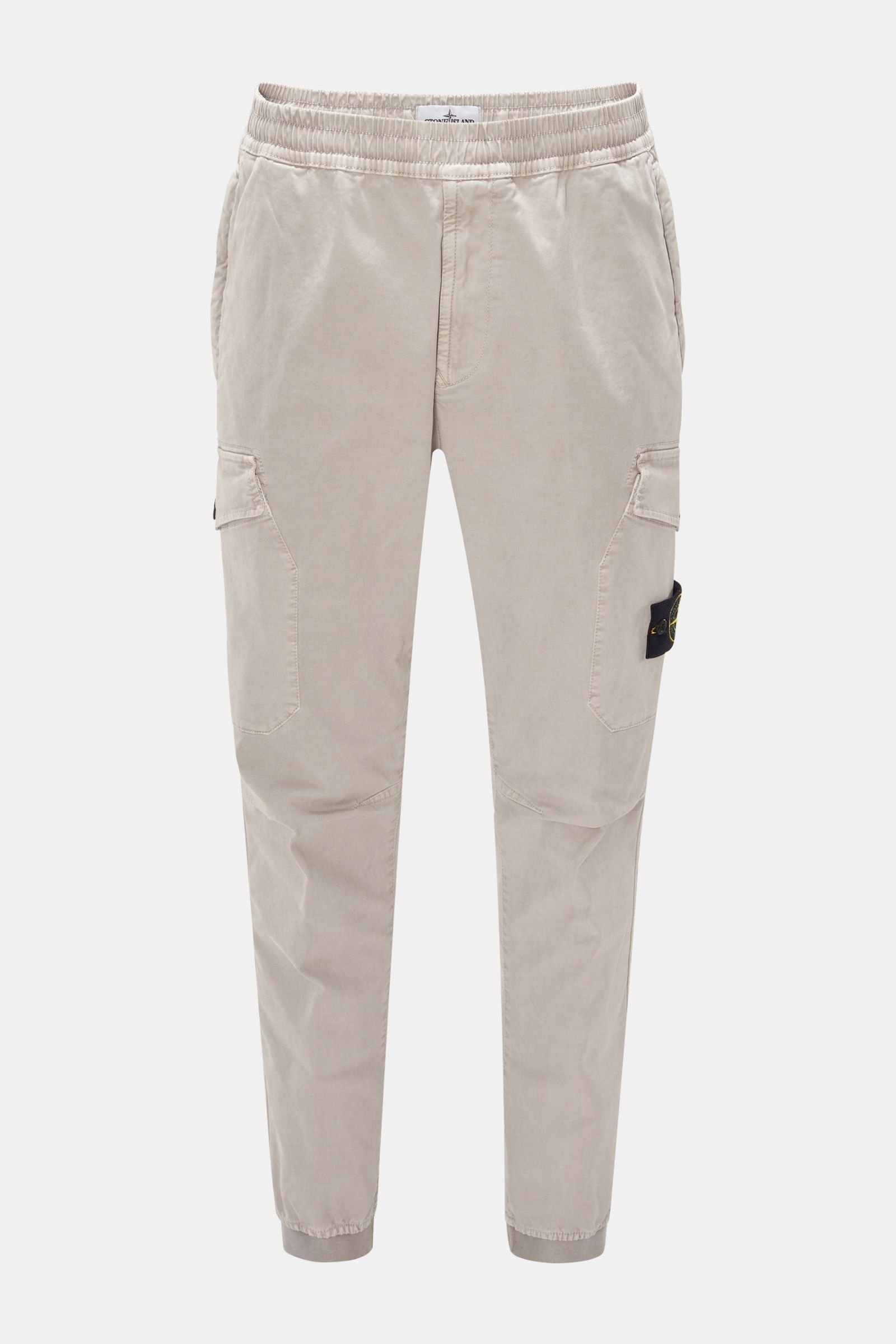 Cargo jogger pants light grey