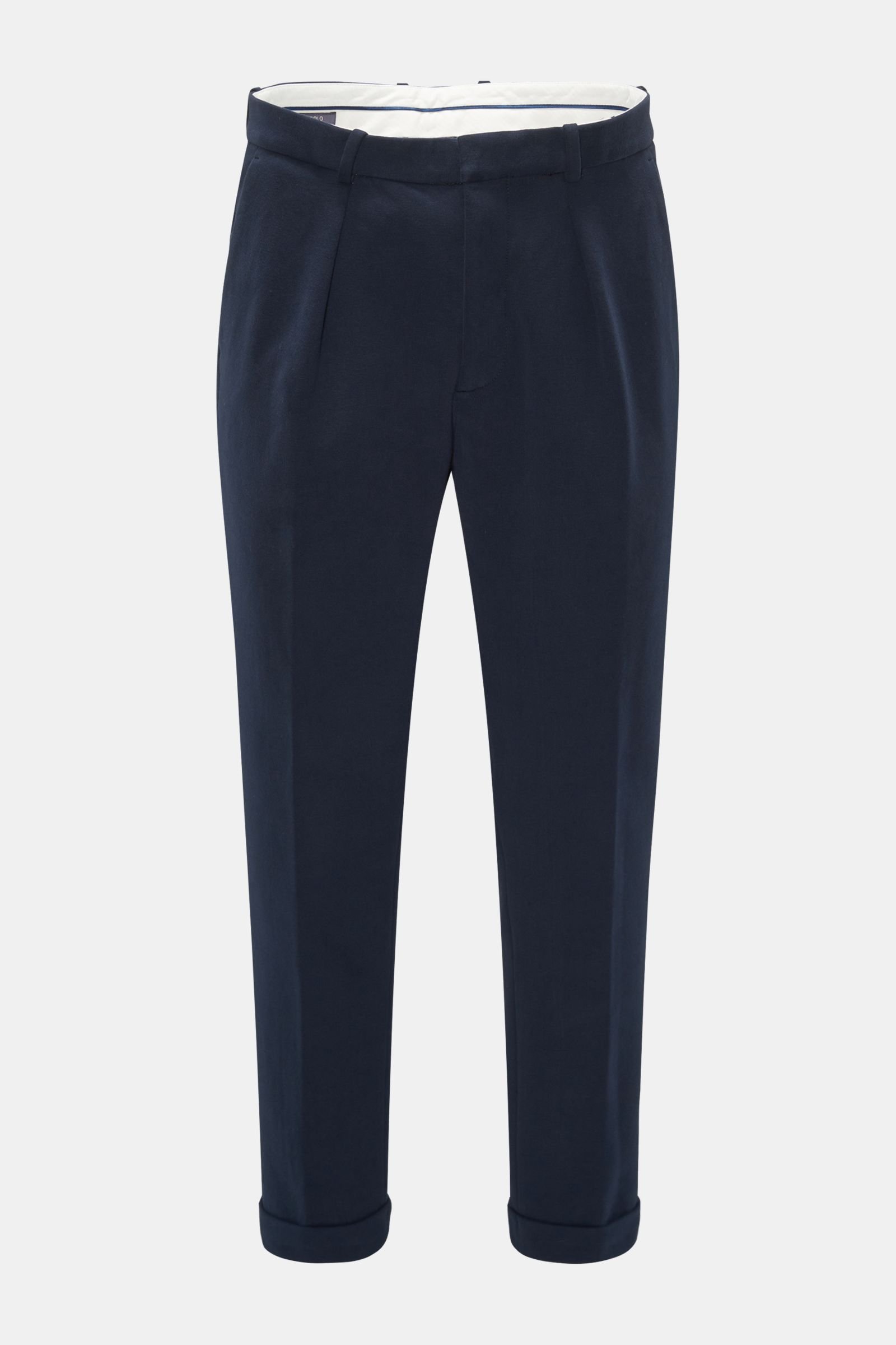 Jersey trousers navy