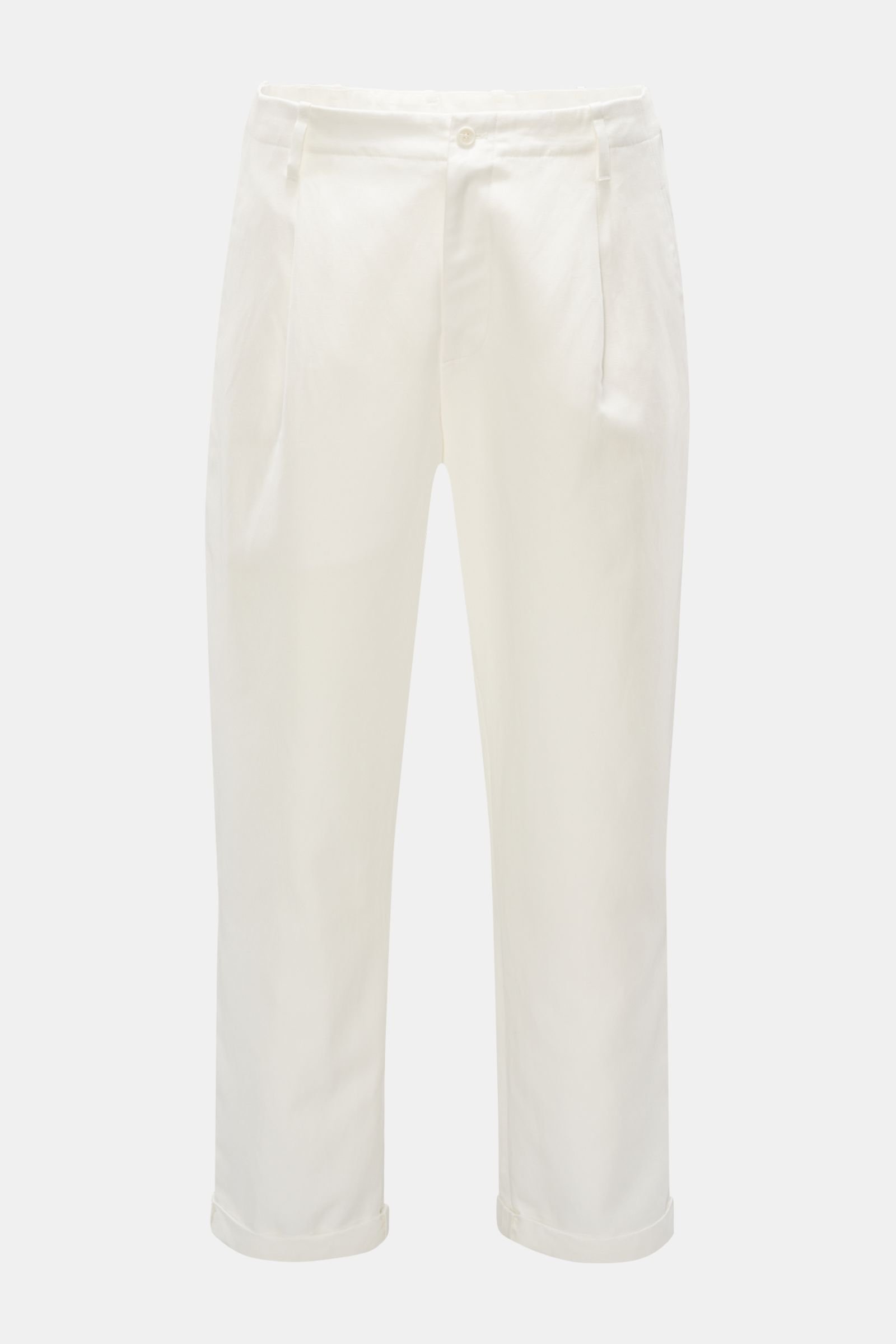 Trousers 'Loose Fit' white