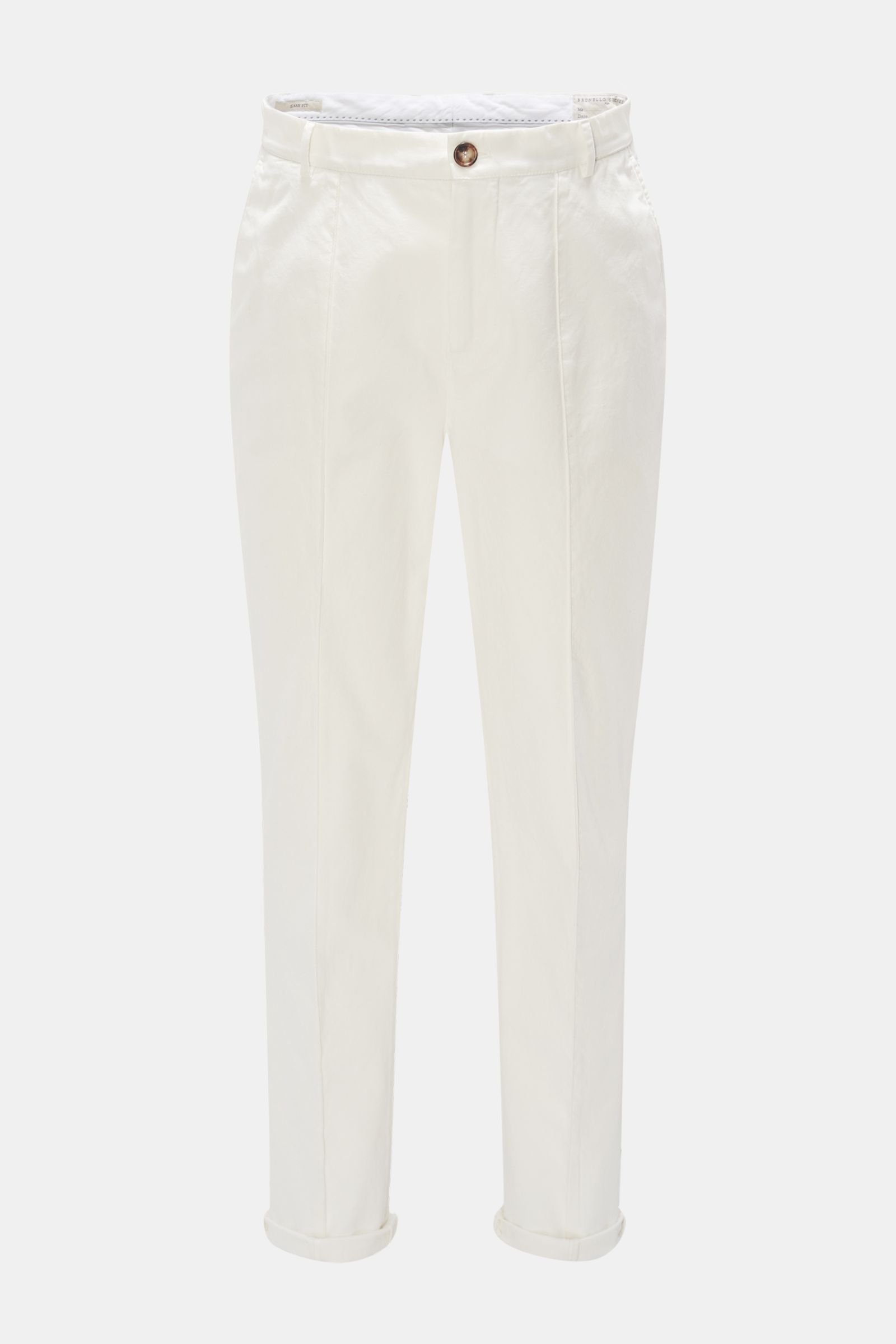 Chino 'Easy Fit' weiß
