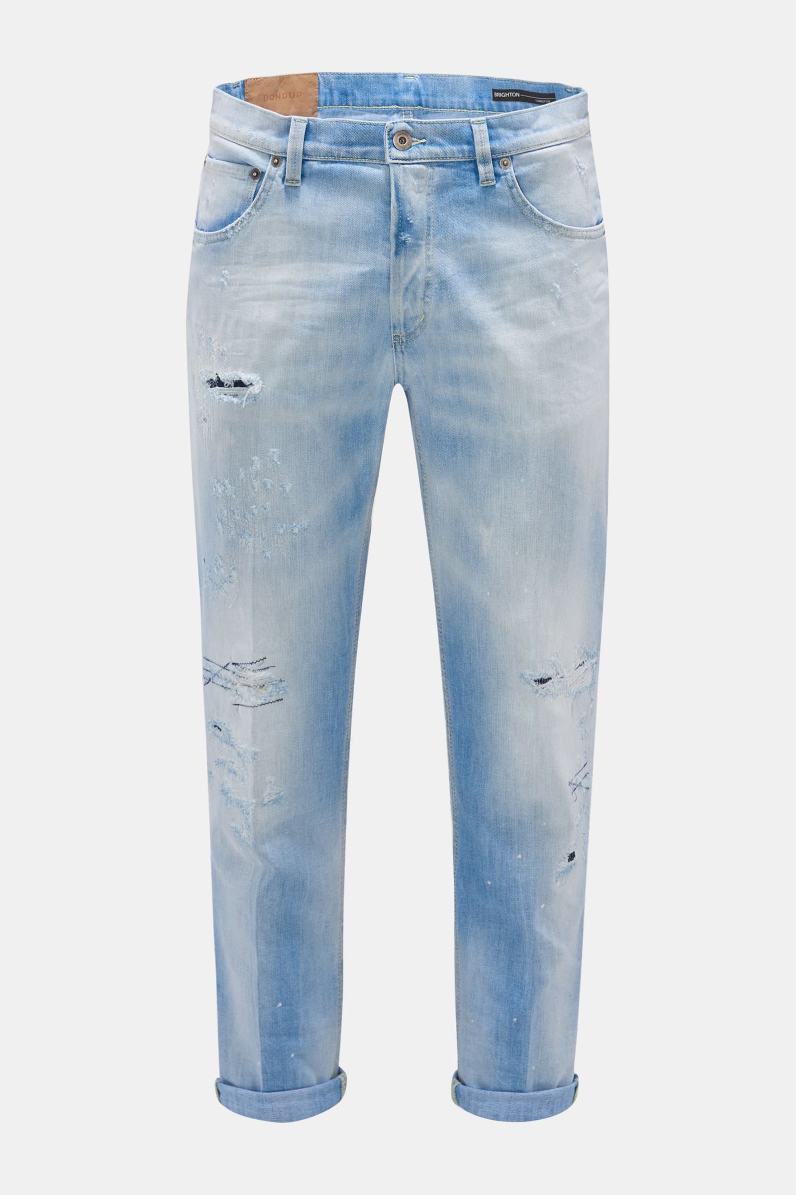 Jeans 'Brighton Carrot Fit' pastel blue
