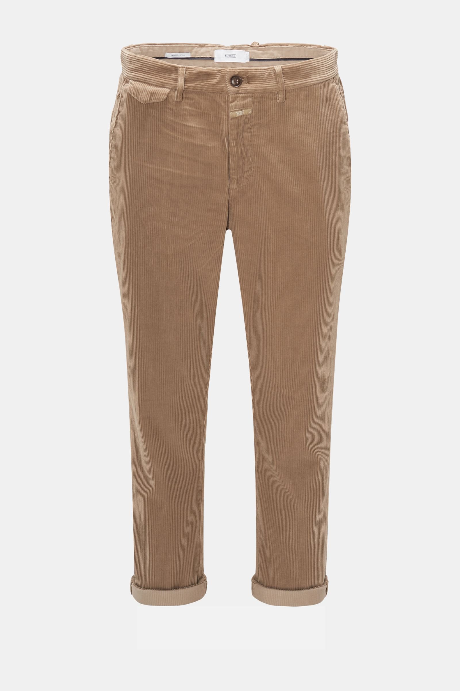 Corduroy trousers 'Atelier Tapered' beige