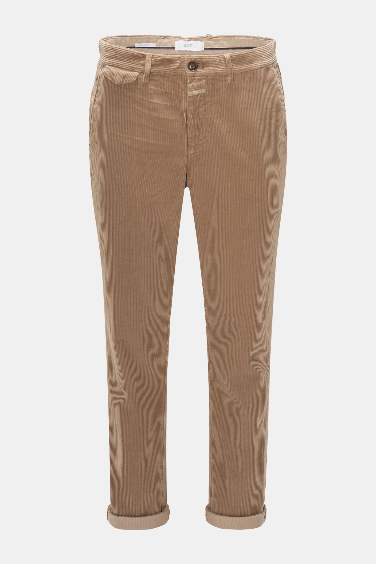 Corduroy trousers 'Atelier Tapered' beige