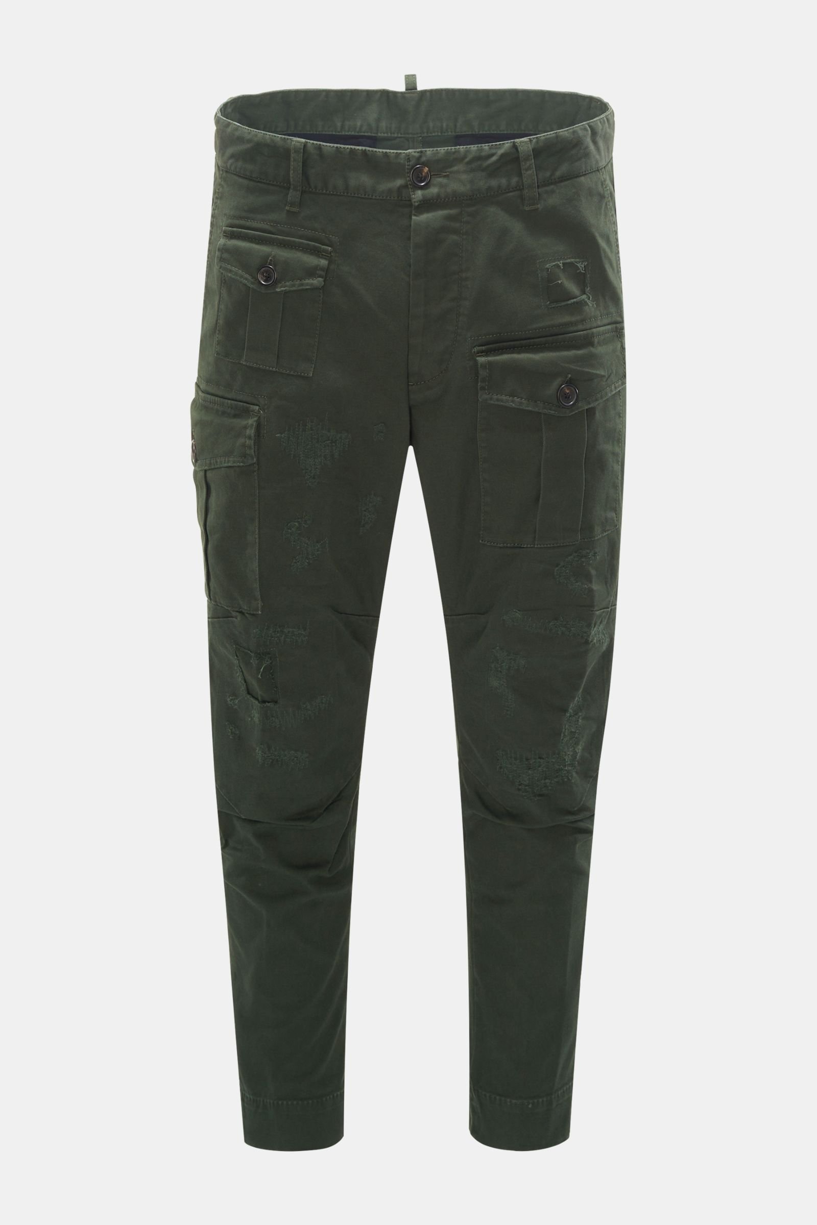 Cargo trousers dark green 