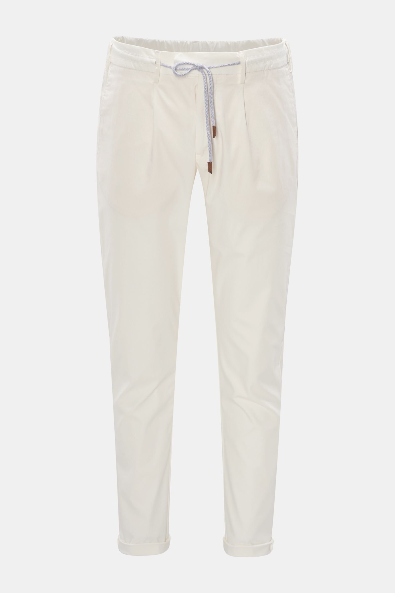 Jogger pants 'Milano' white
