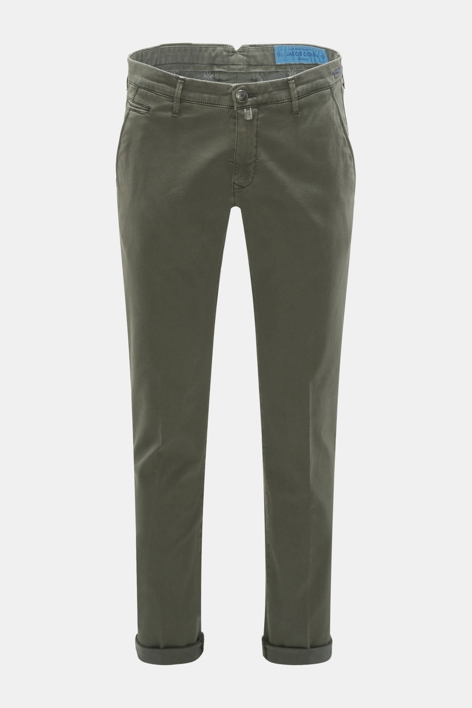 Trousers 'B Comfort Slim Fit' grey green