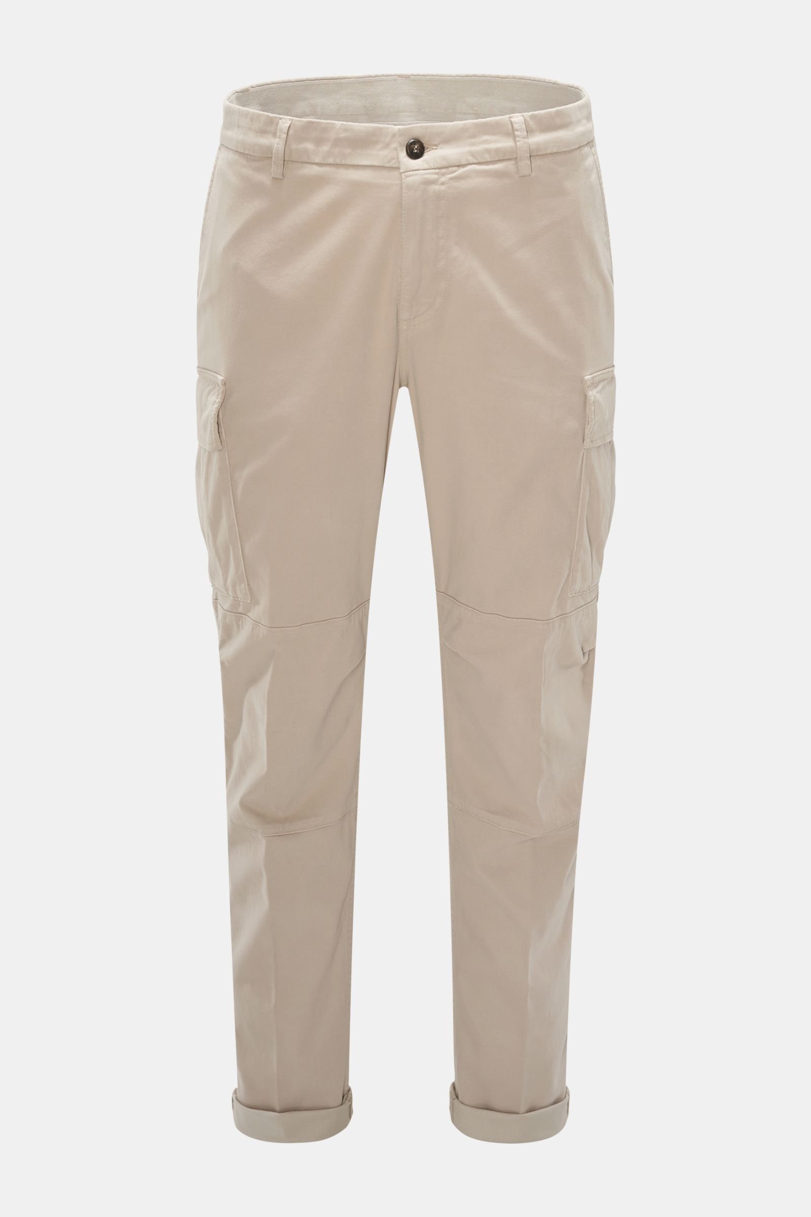 Cargo fustian trousers beige