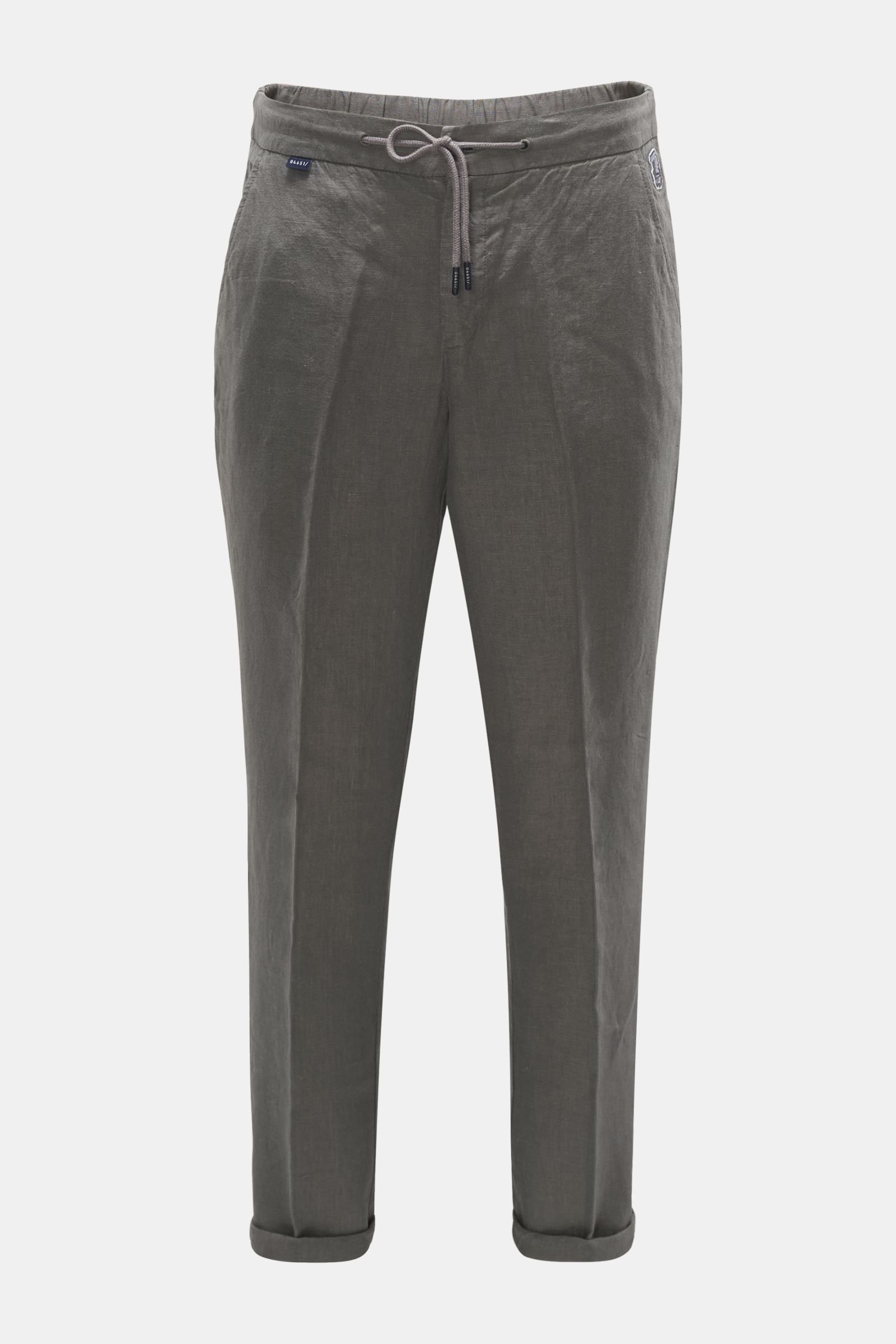 Linen jogger pants grey