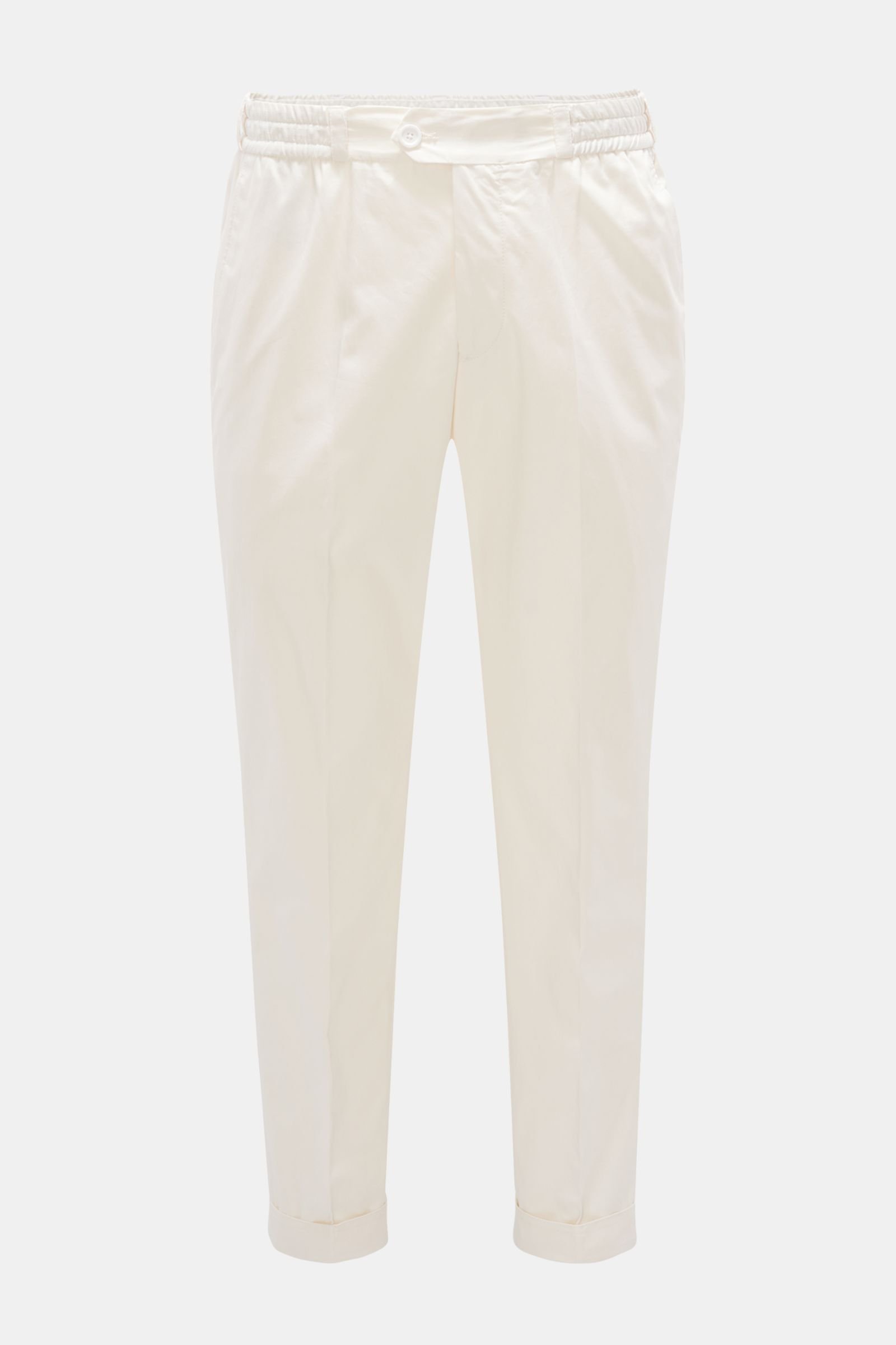 Cotton trousers 'The Rebel' off-white