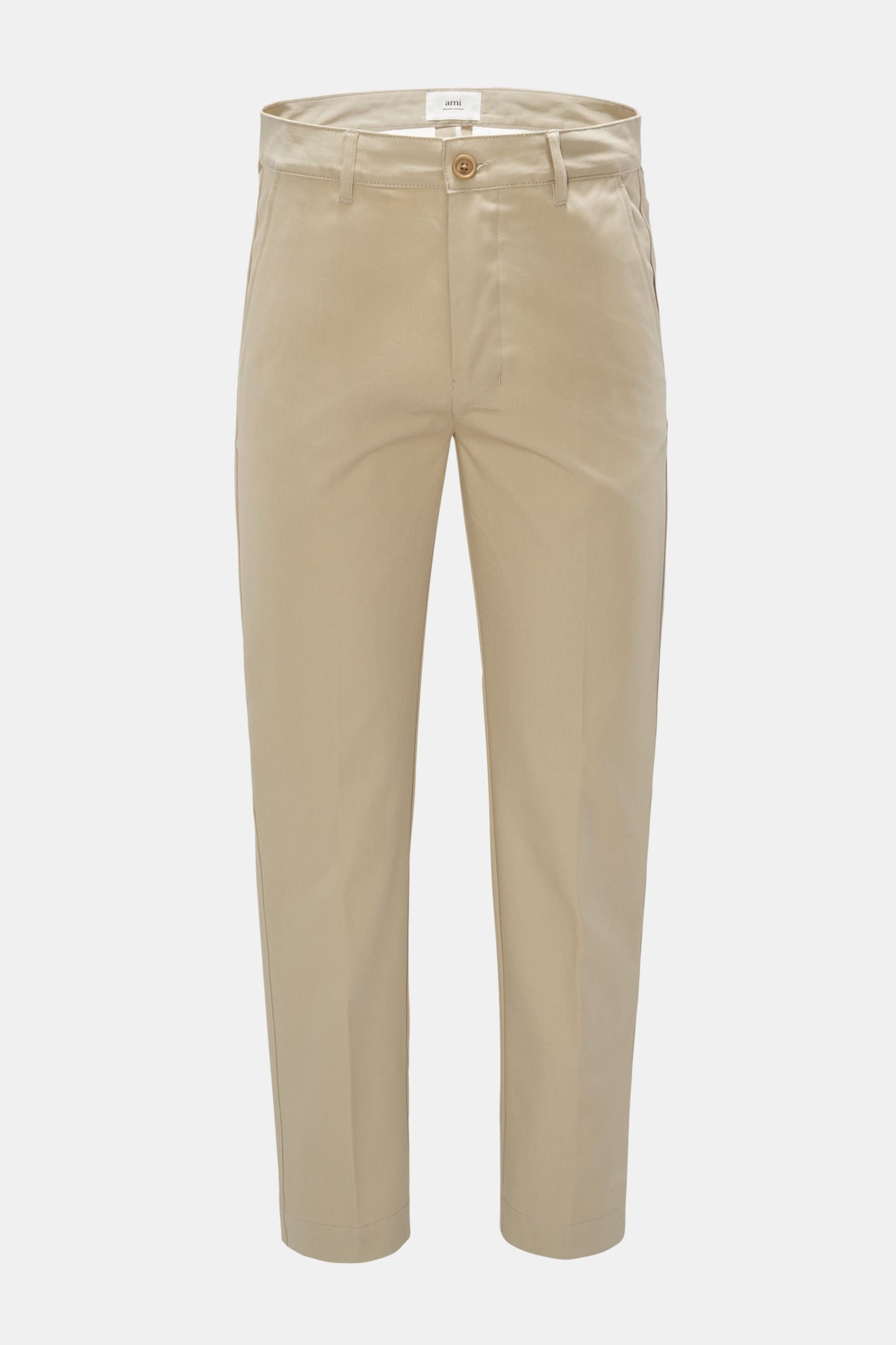 Cotton trousers beige