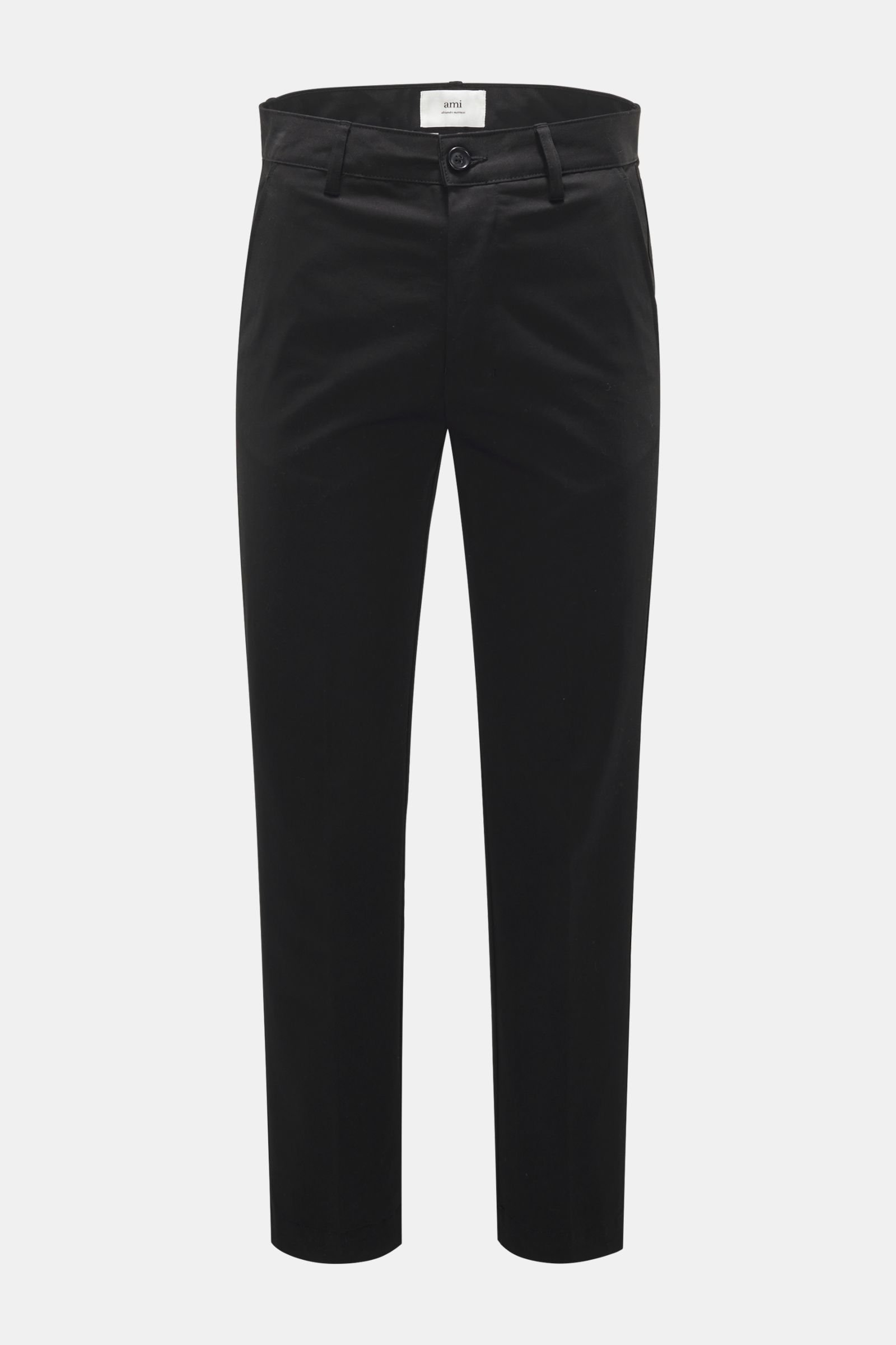 Cotton trousers black