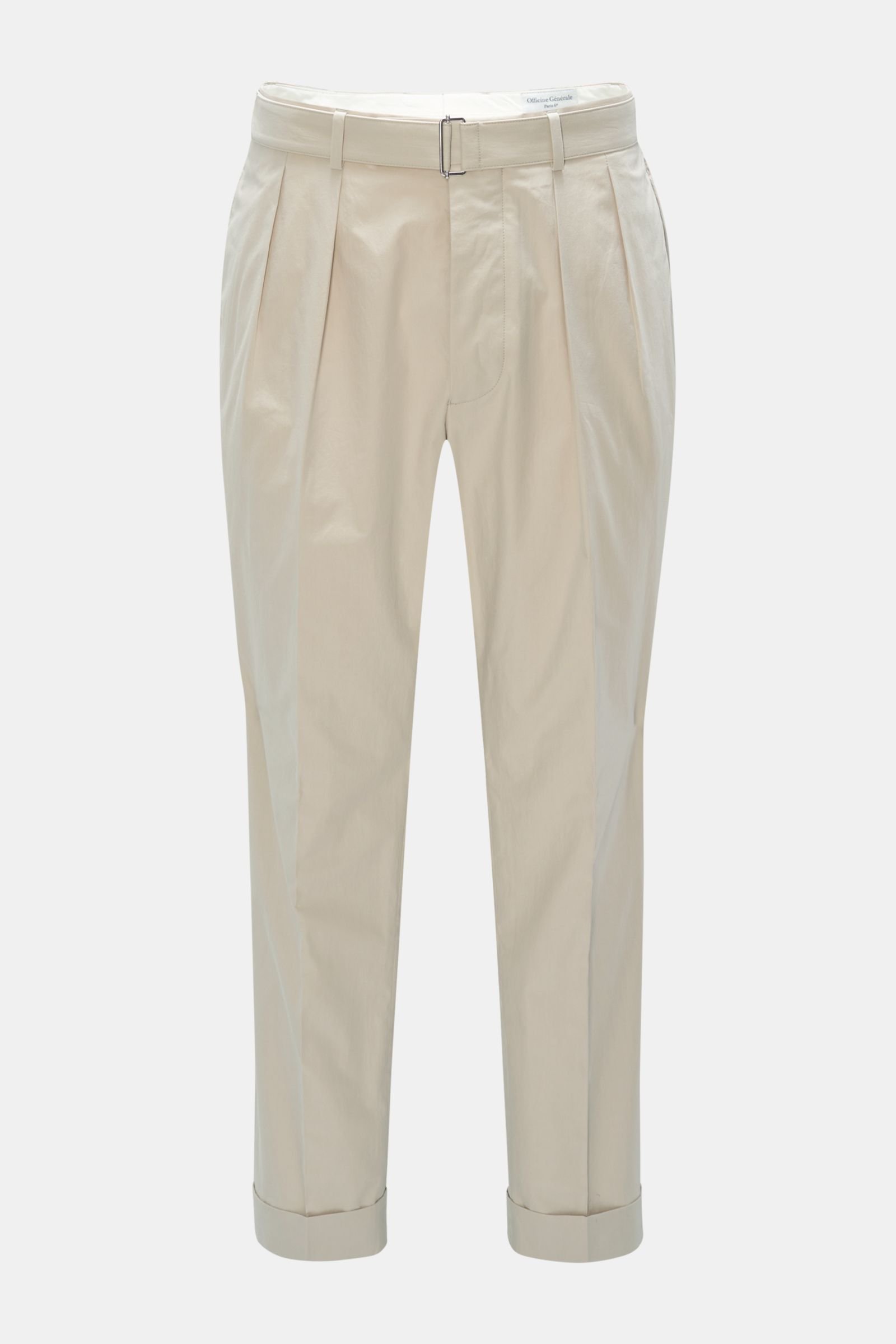 Cotton trousers 'Pierre' beige