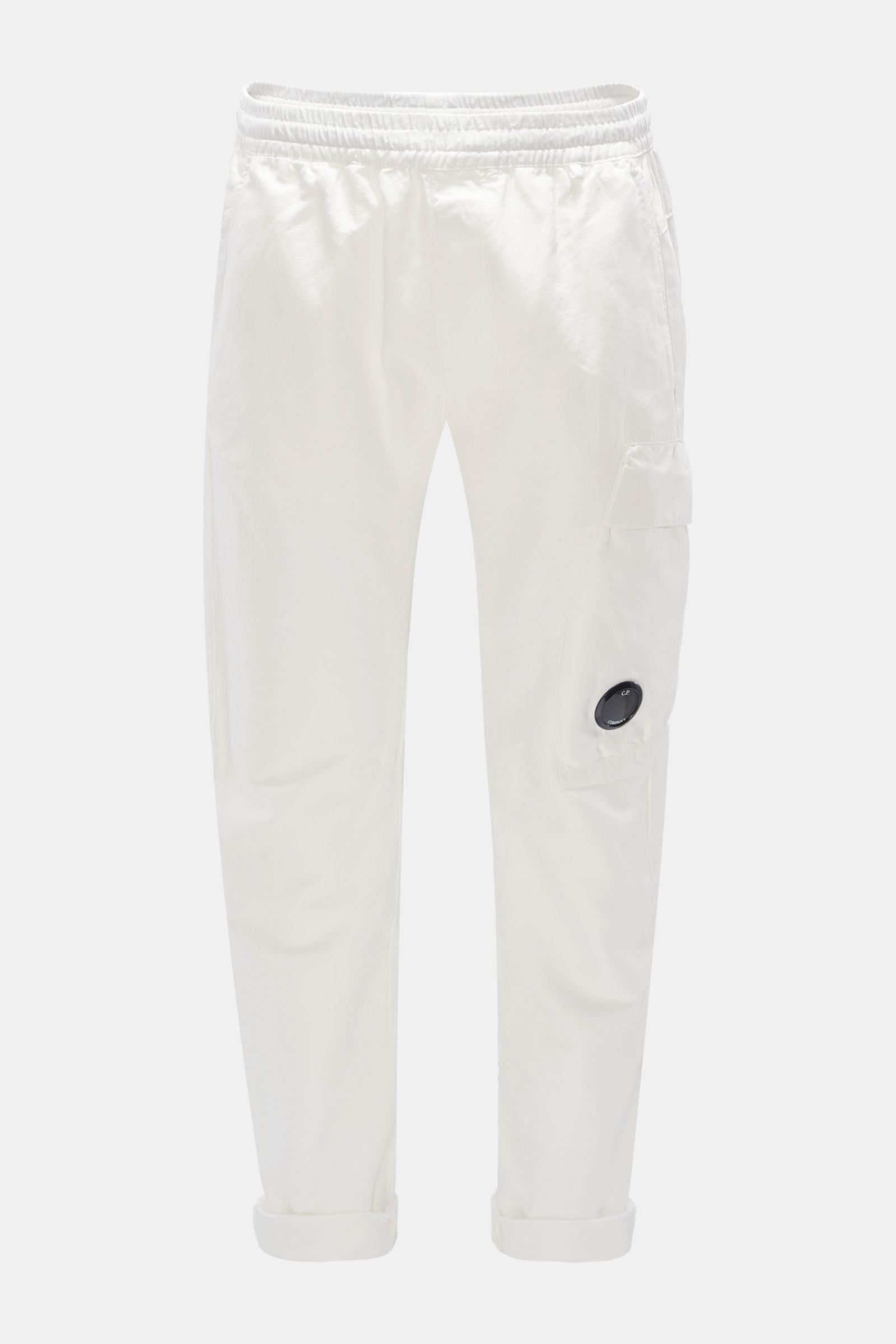Cargo jogger pants white