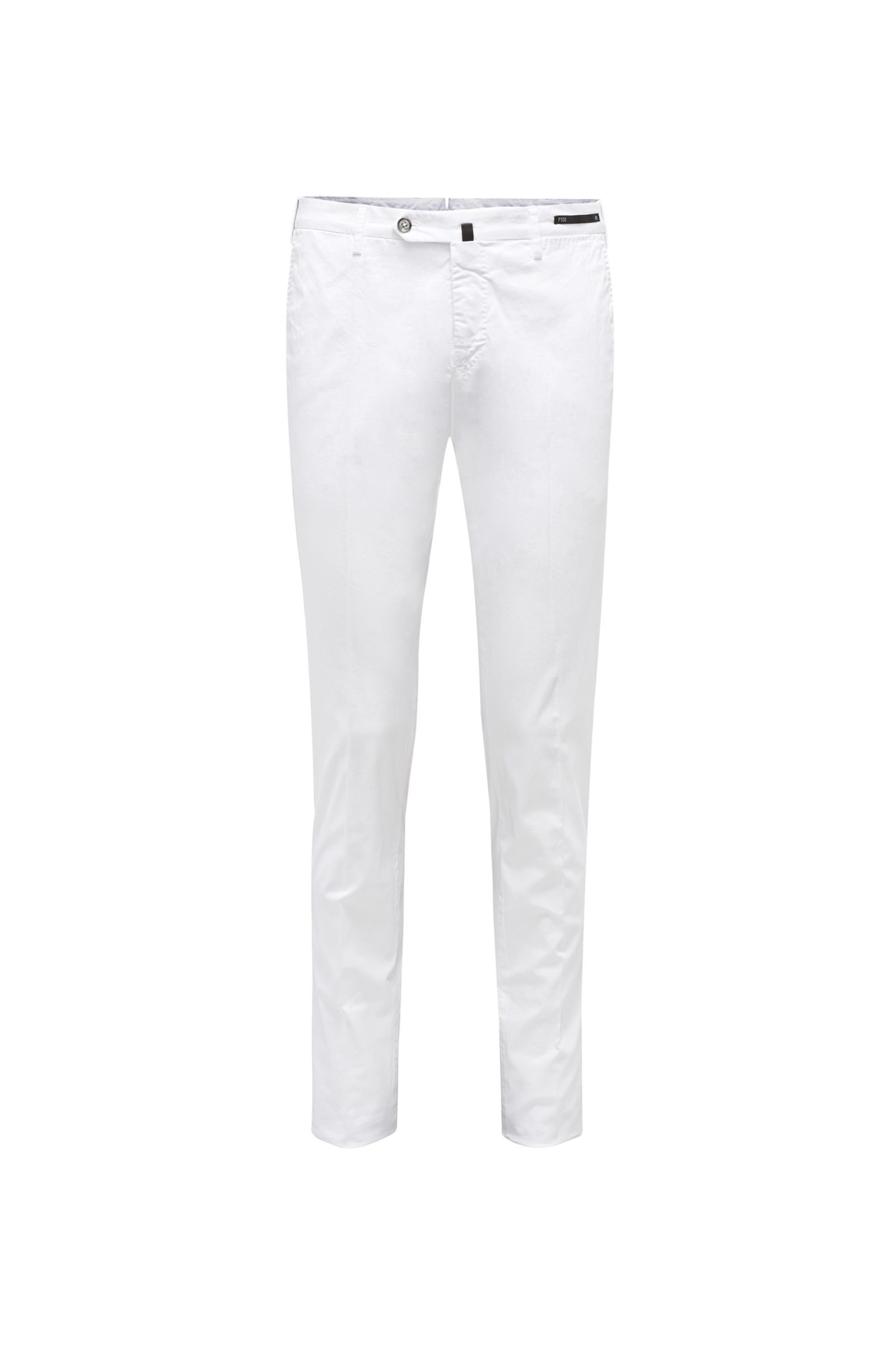 Cotton trousers 'Business Evo Fit' white