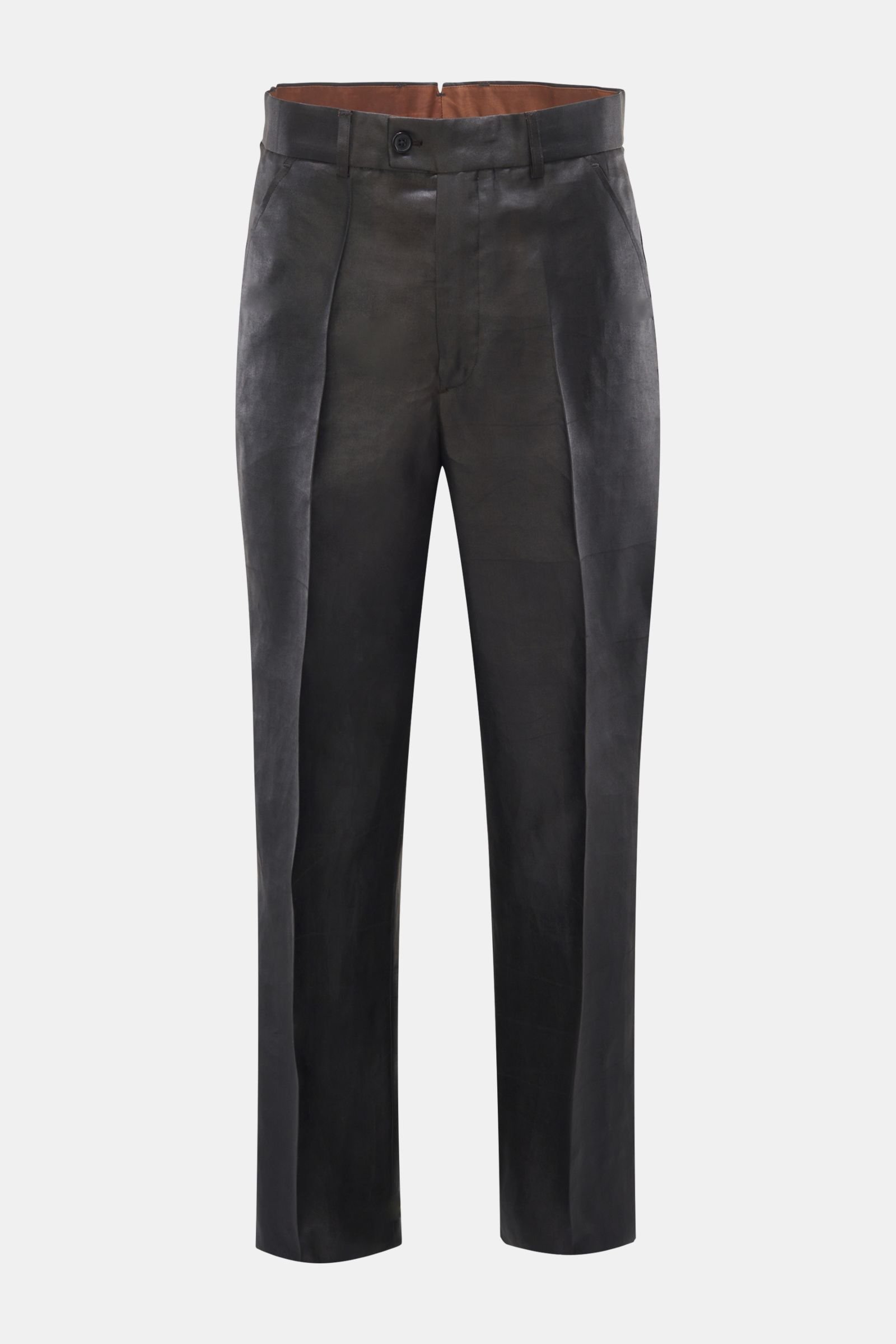Silk trousers 'High Top Chino' anthracite