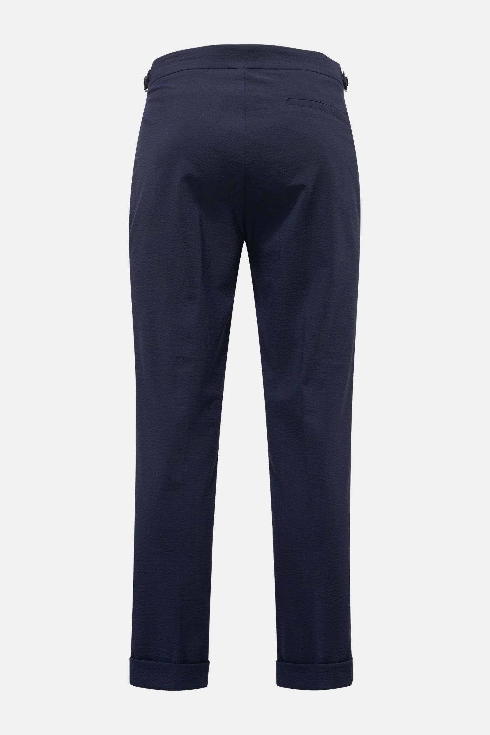 04651/ A trip in a bag Seersucker-Hose 'The Pant' navy