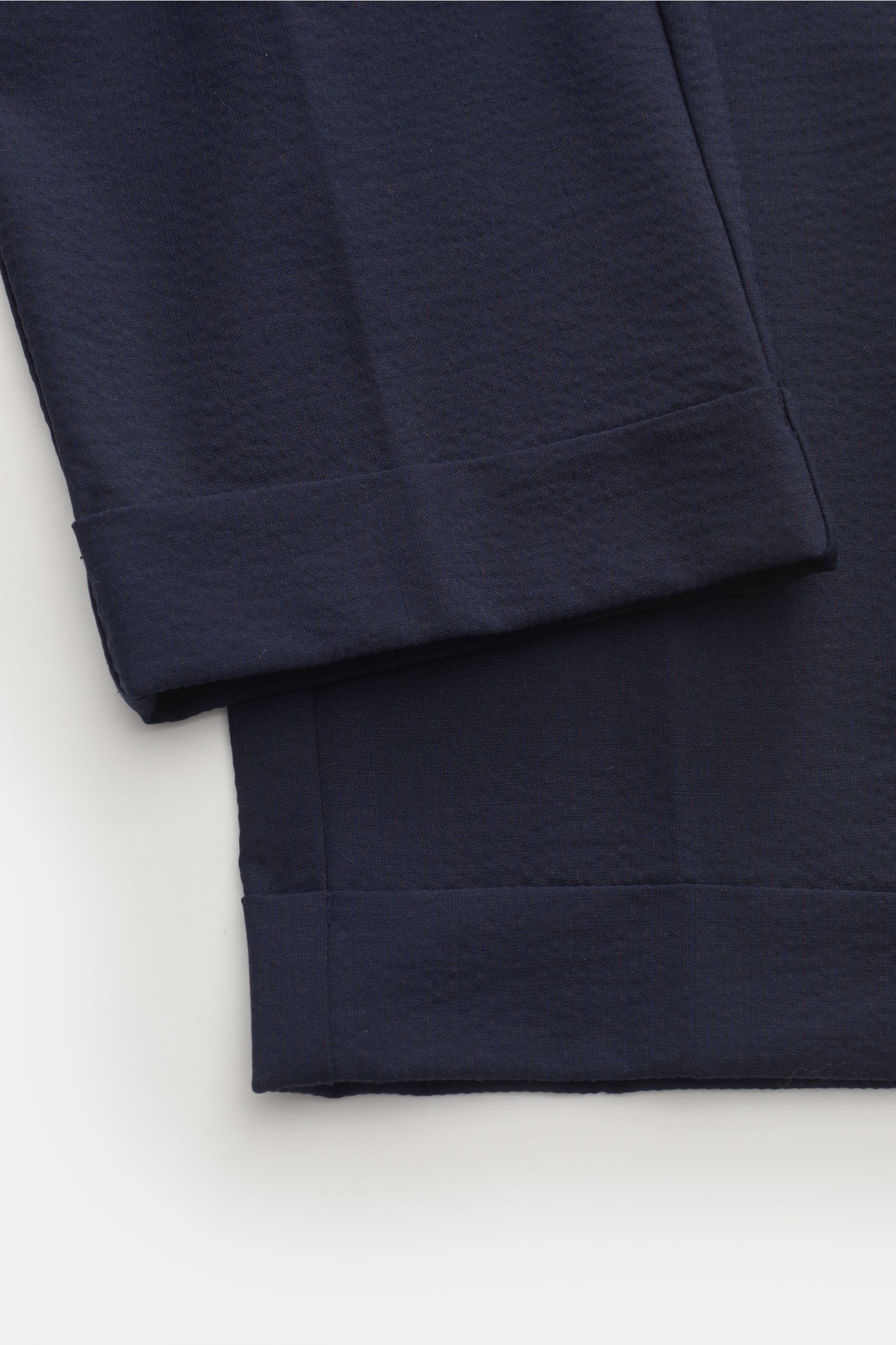 04651/ A trip in a bag Seersucker-Hose 'The Pant' navy