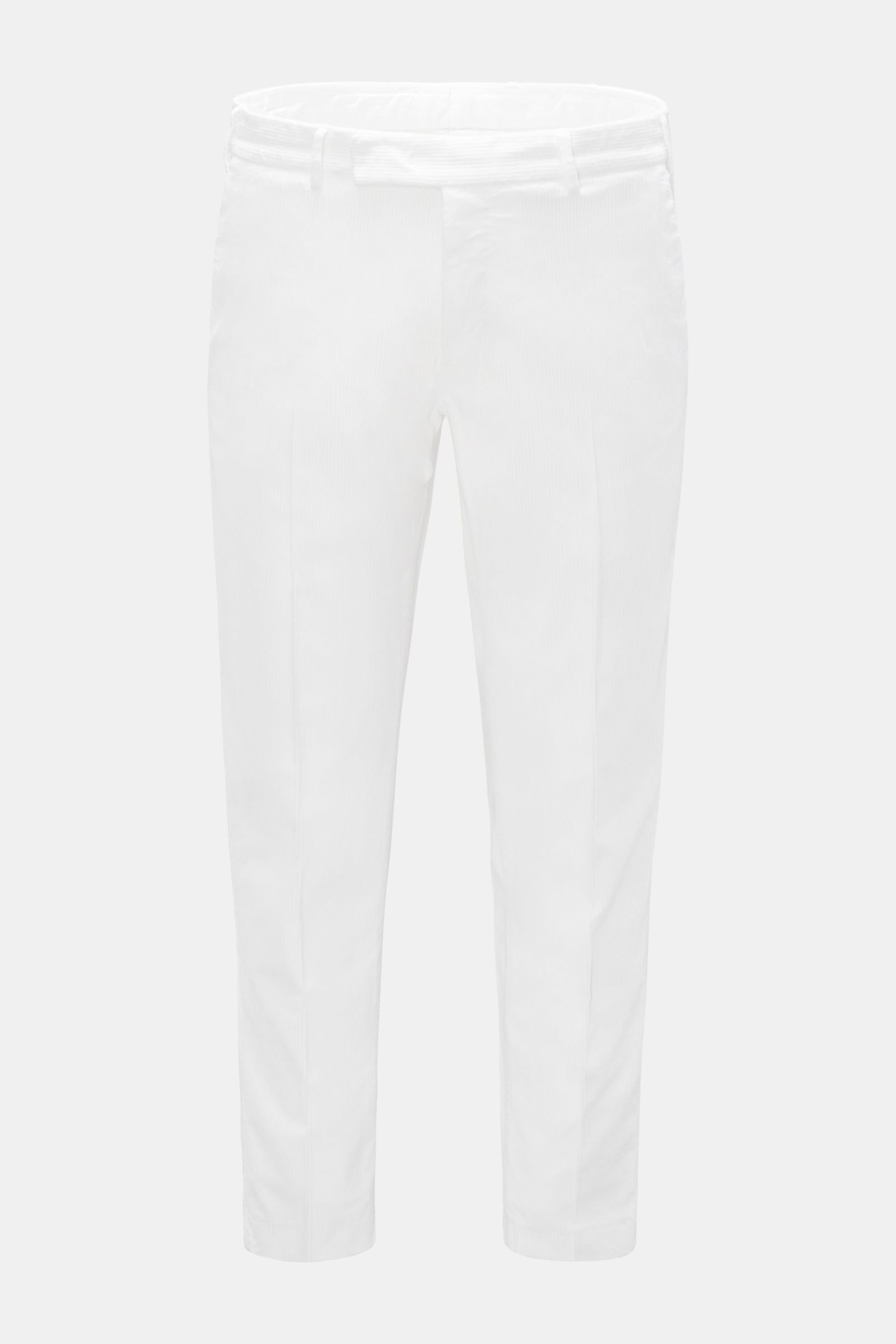 Corduroy trousers 'Rebel Fit' white