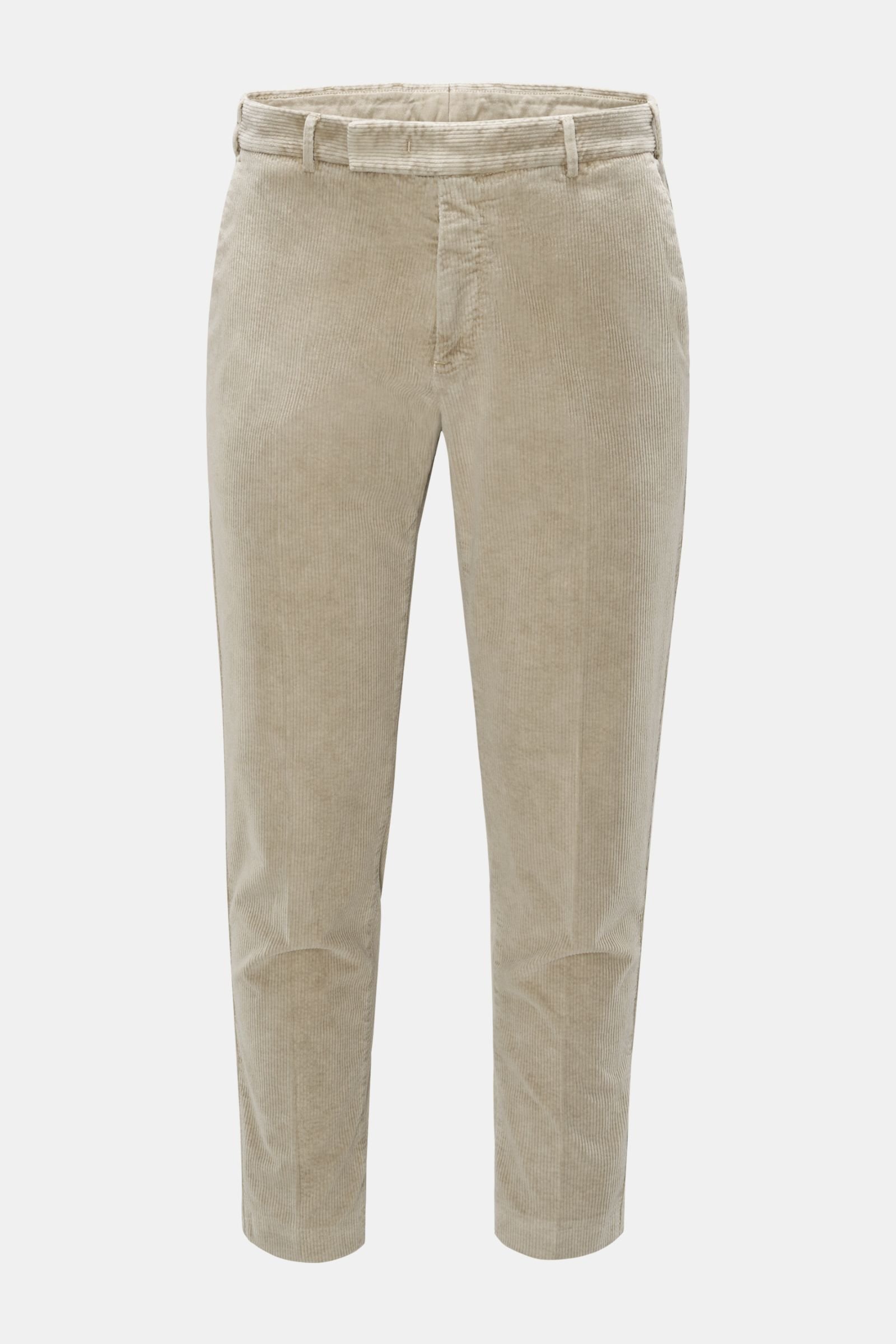 Corduroy trousers 'Rebel Fit' beige