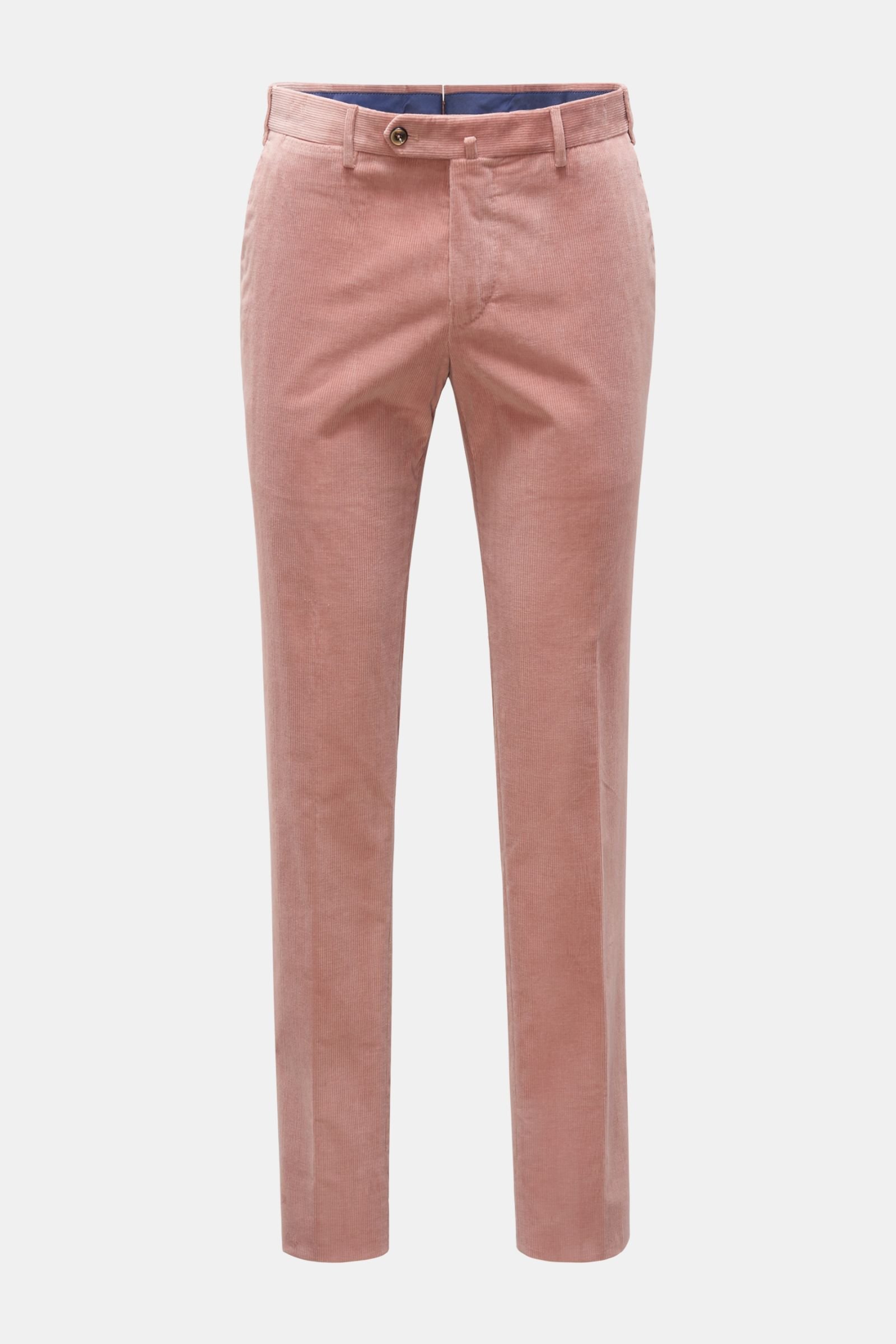 Corduroy trousers 'Slim Fit' antique pink