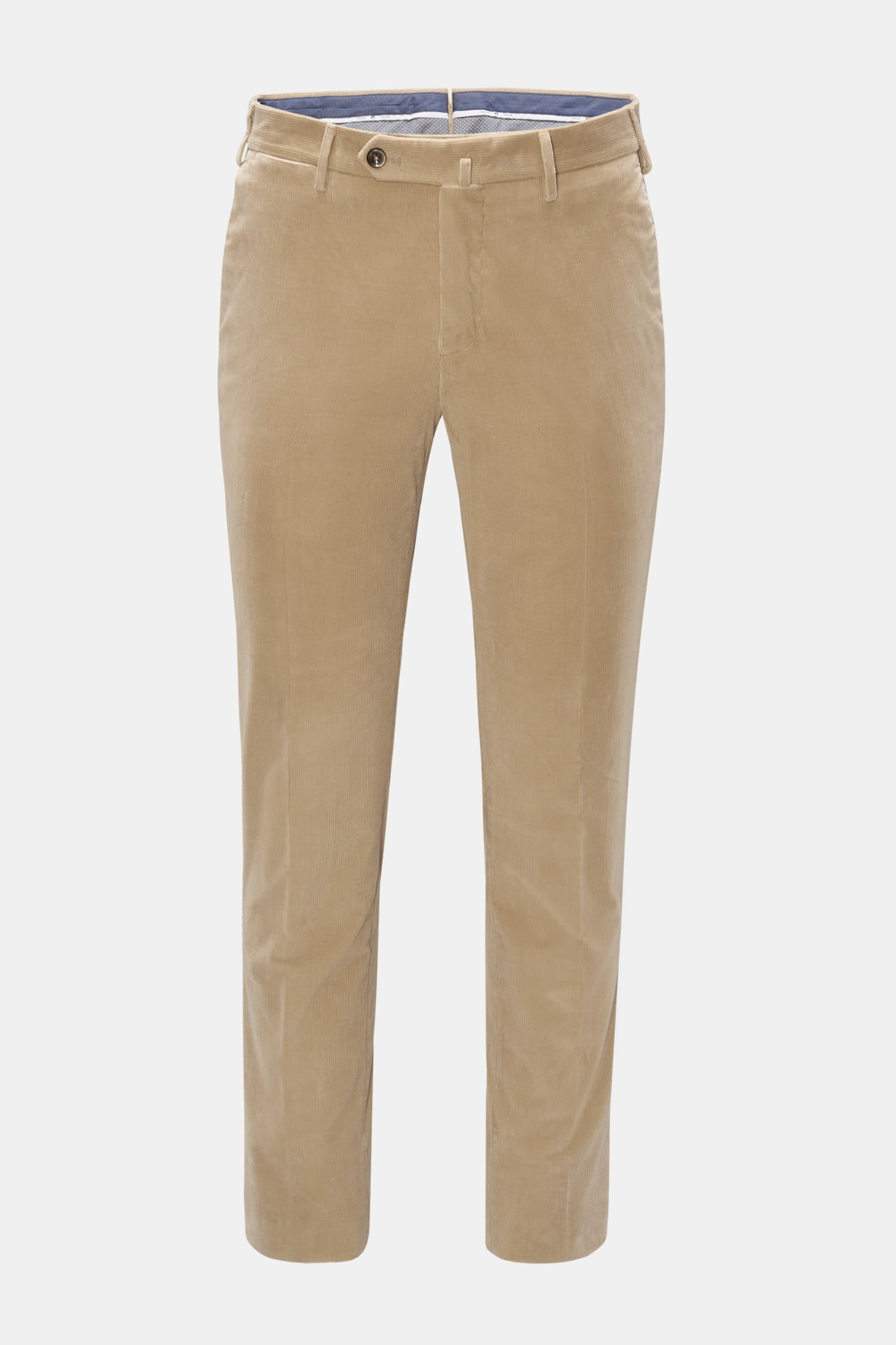 Corduroy trousers 'Slim Fit' beige
