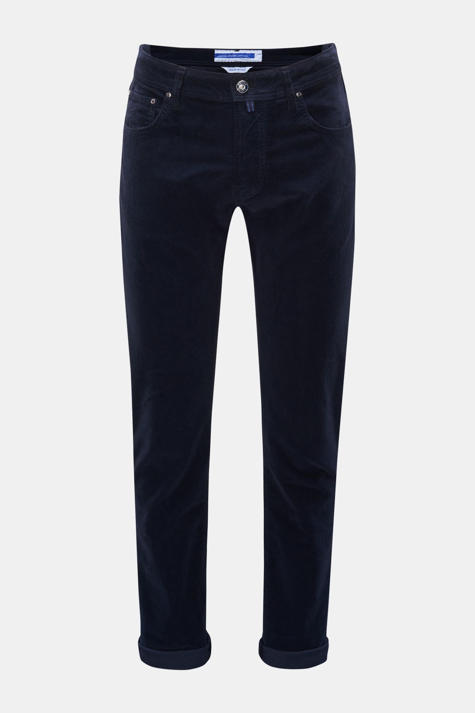 Corduroy trousers 'Bard' navy (formerly J688)