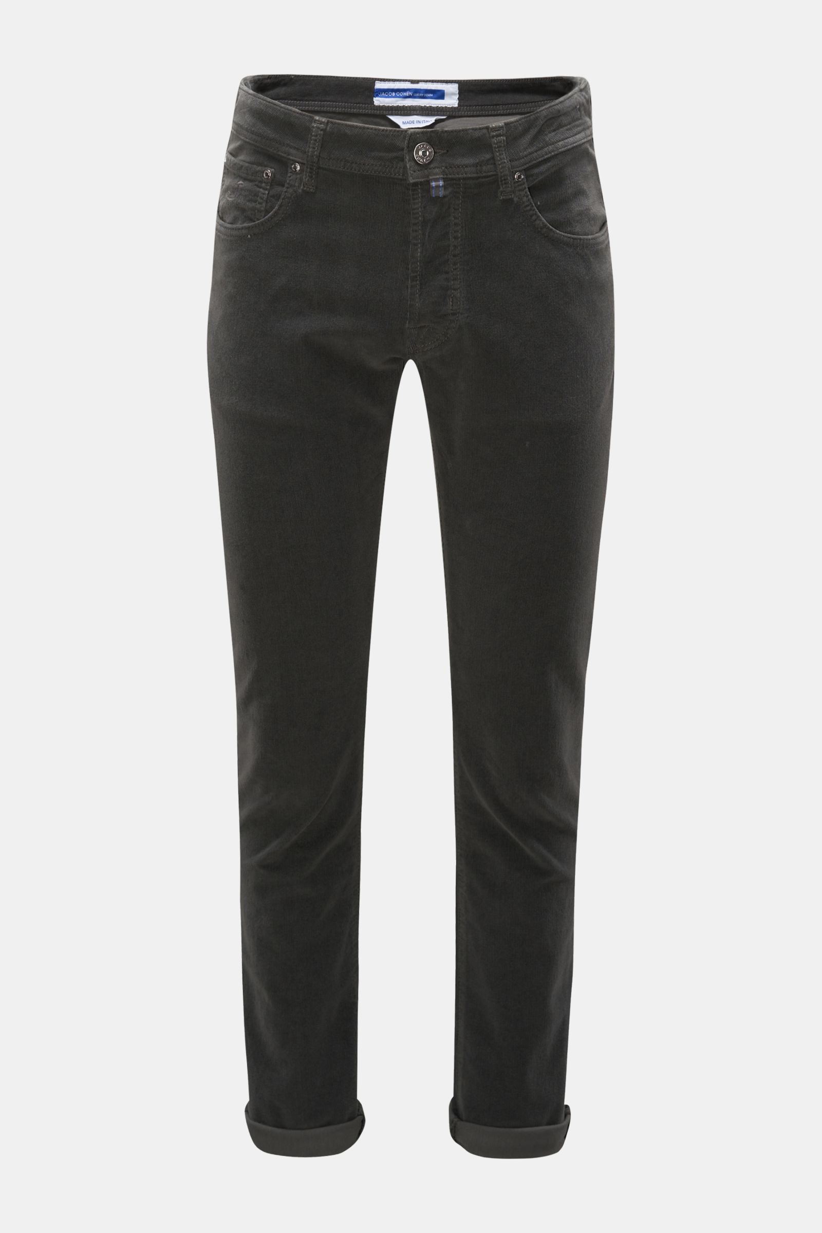 Corduroy trousers 'Bard' dark grey (formerly J688)