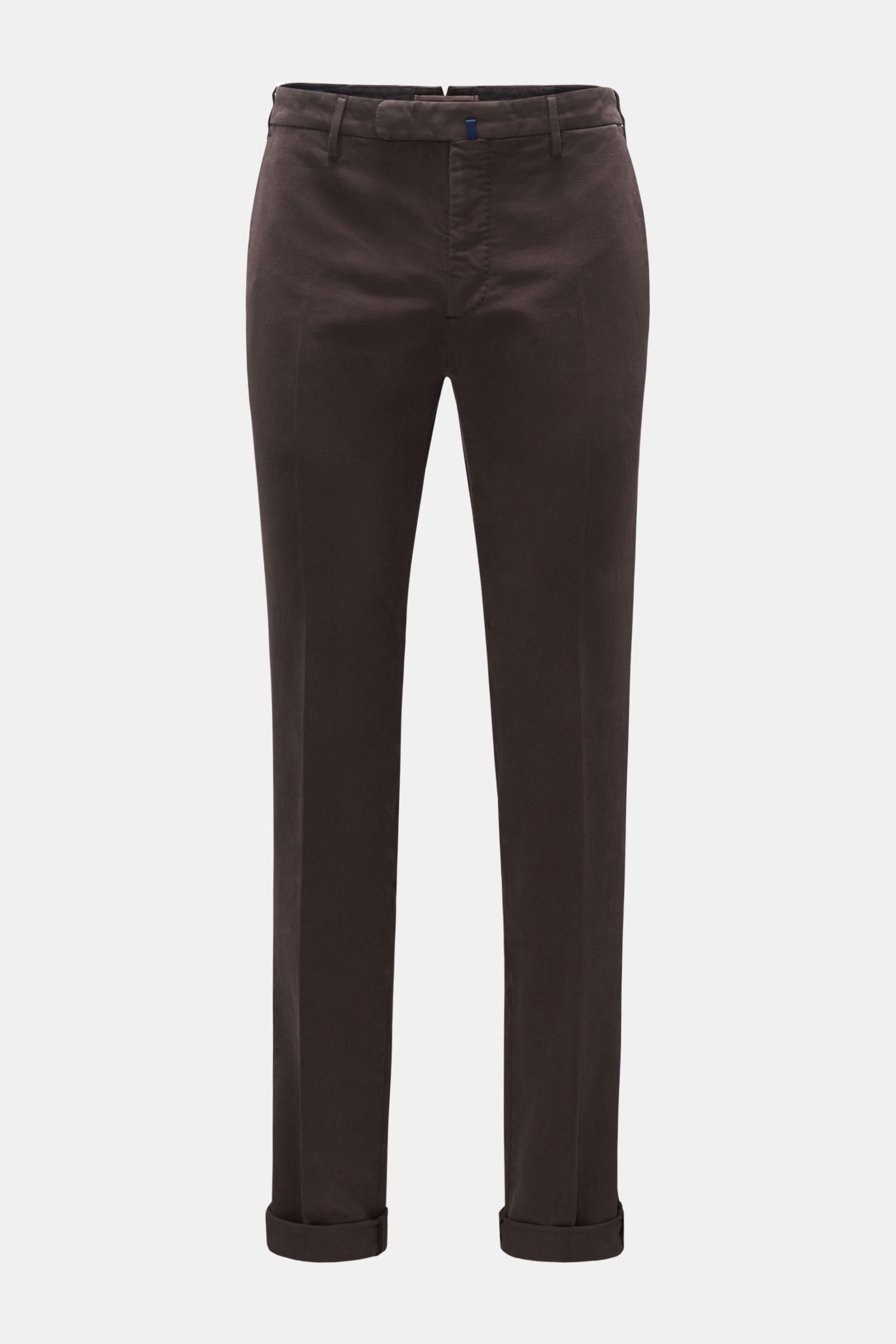 INCOTEX fustian trousers 'Slim Fit' dark brown | BRAUN Hamburg