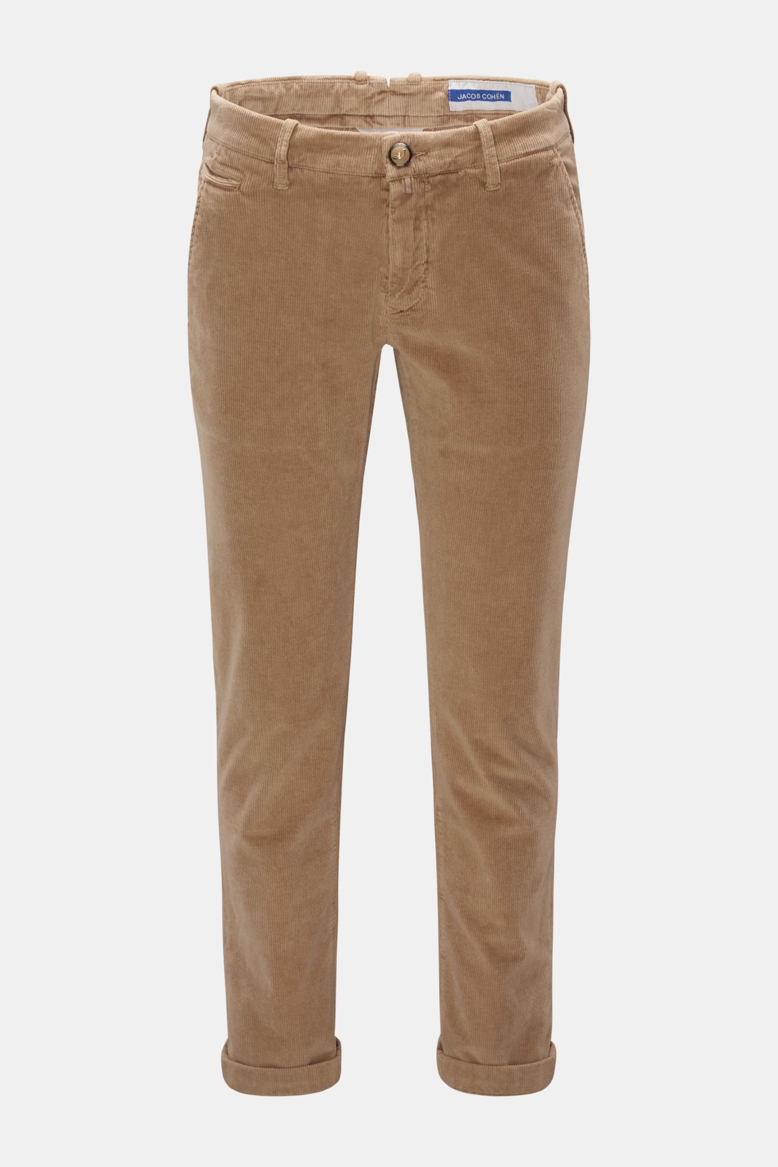 Corduroy trousers 'Bobby' light brown