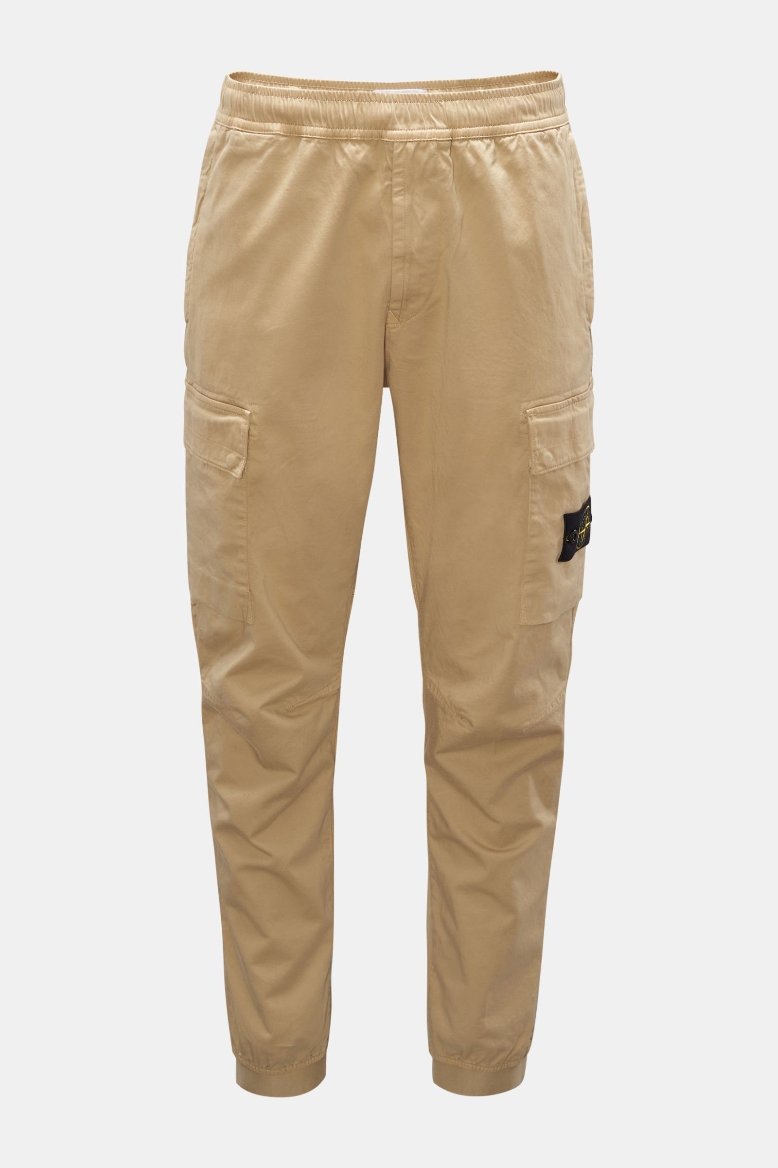 Cargo jogger pants beige