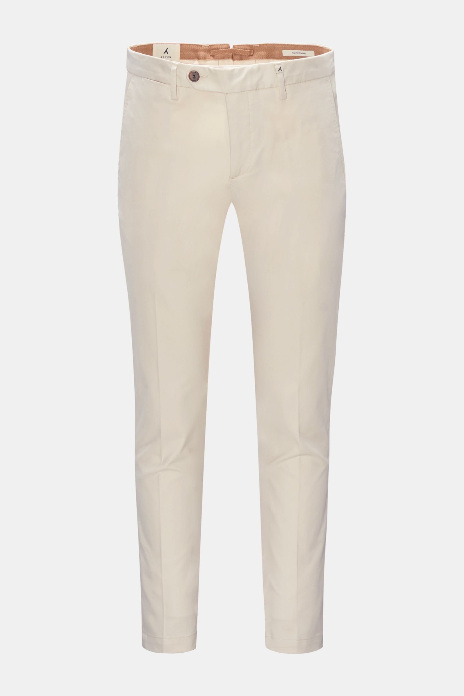 Cotton trousers 'Contemporary' cream