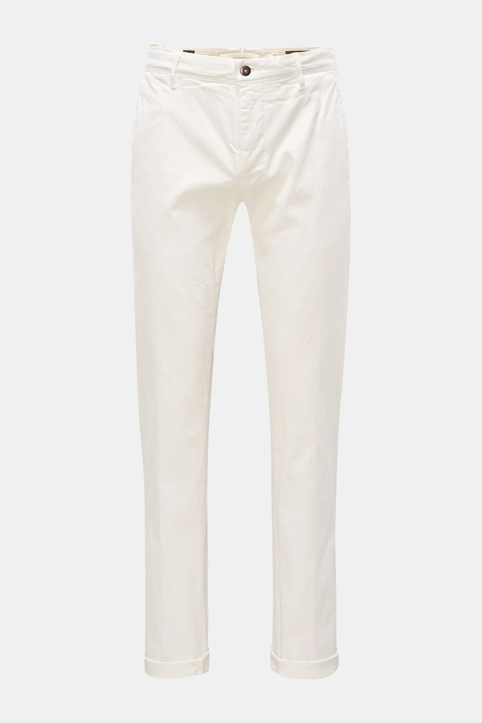 Trousers 'Slim Fit' off-white