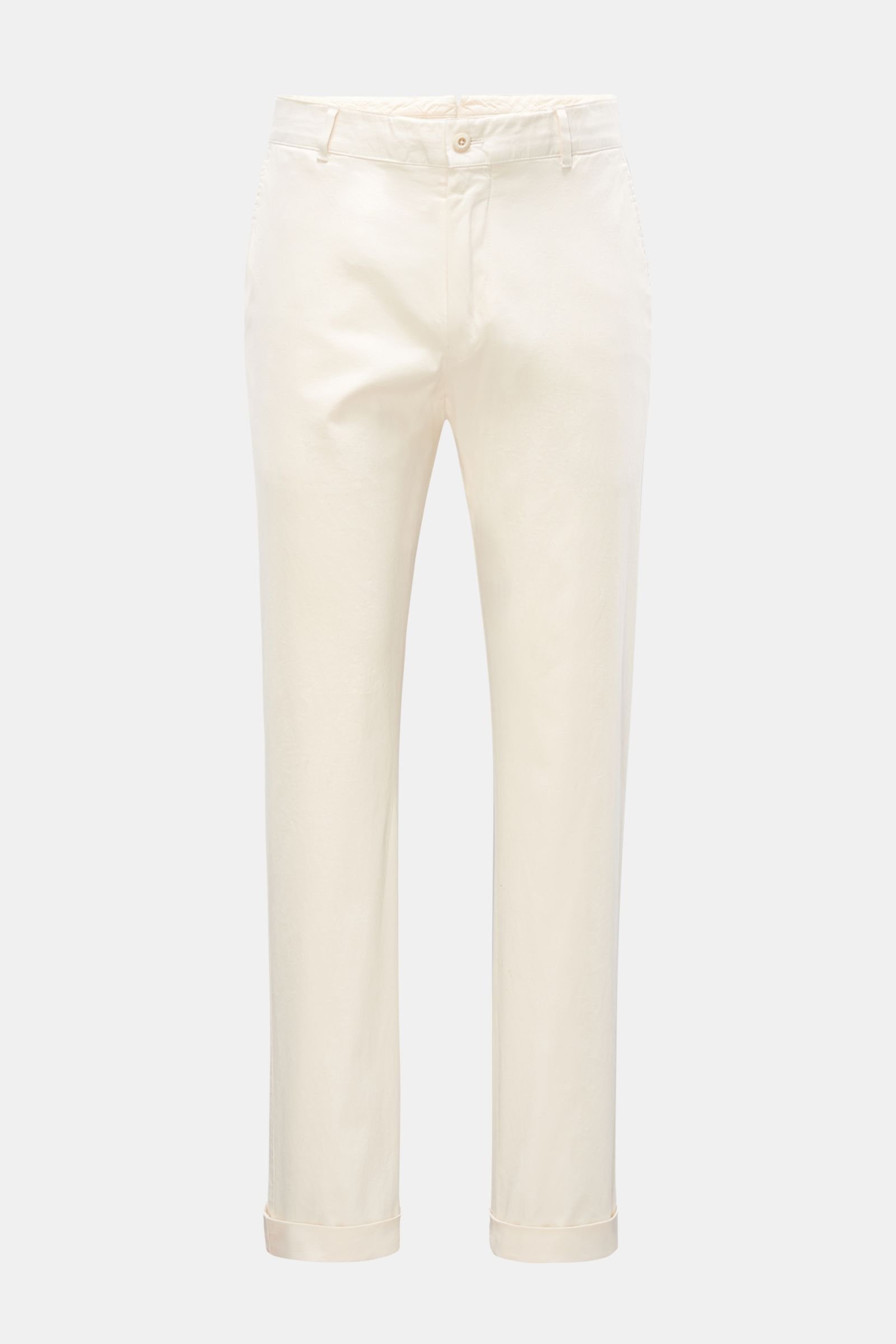 Cotton trousers cream