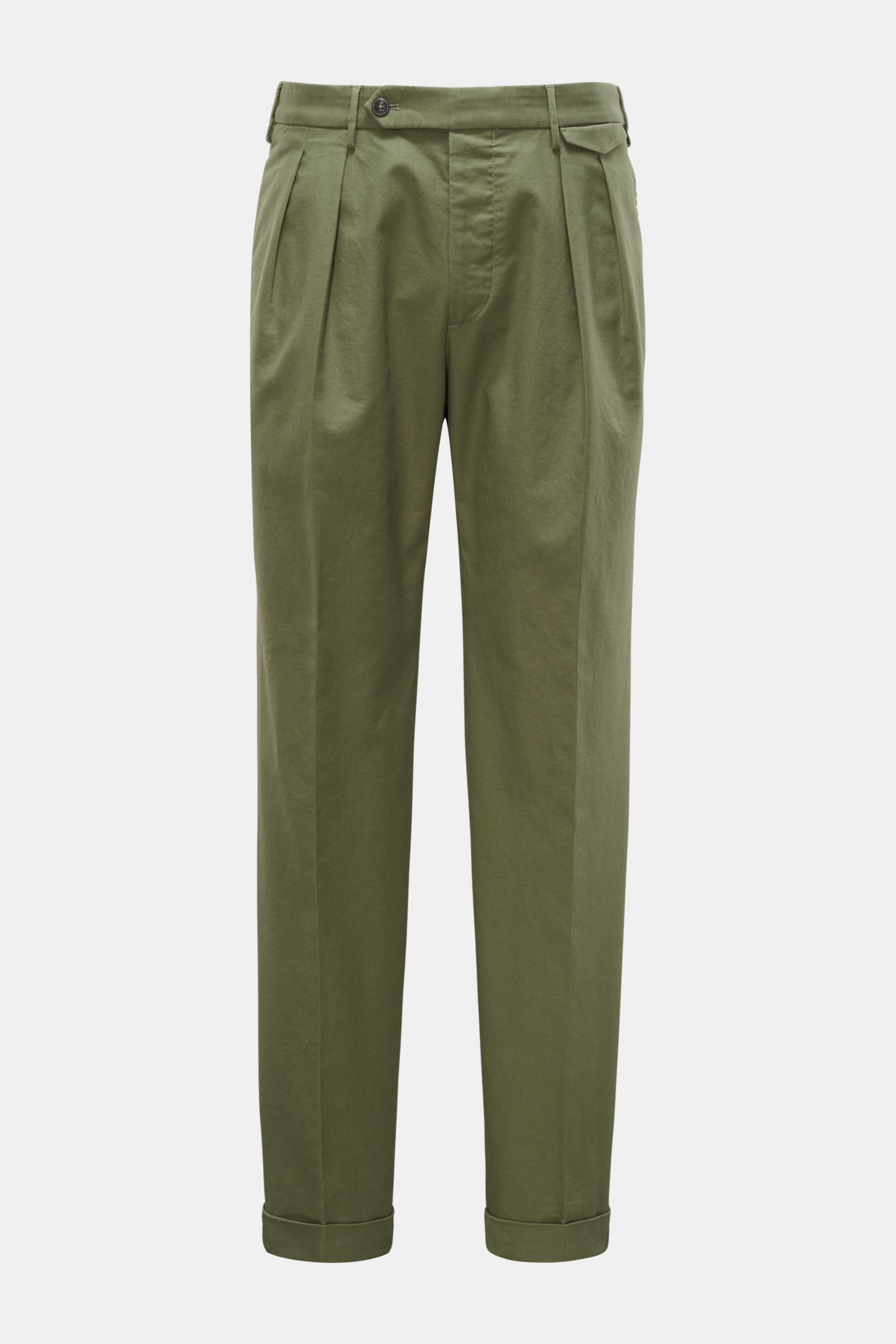 Cotton trousers 'High Comfort' olive