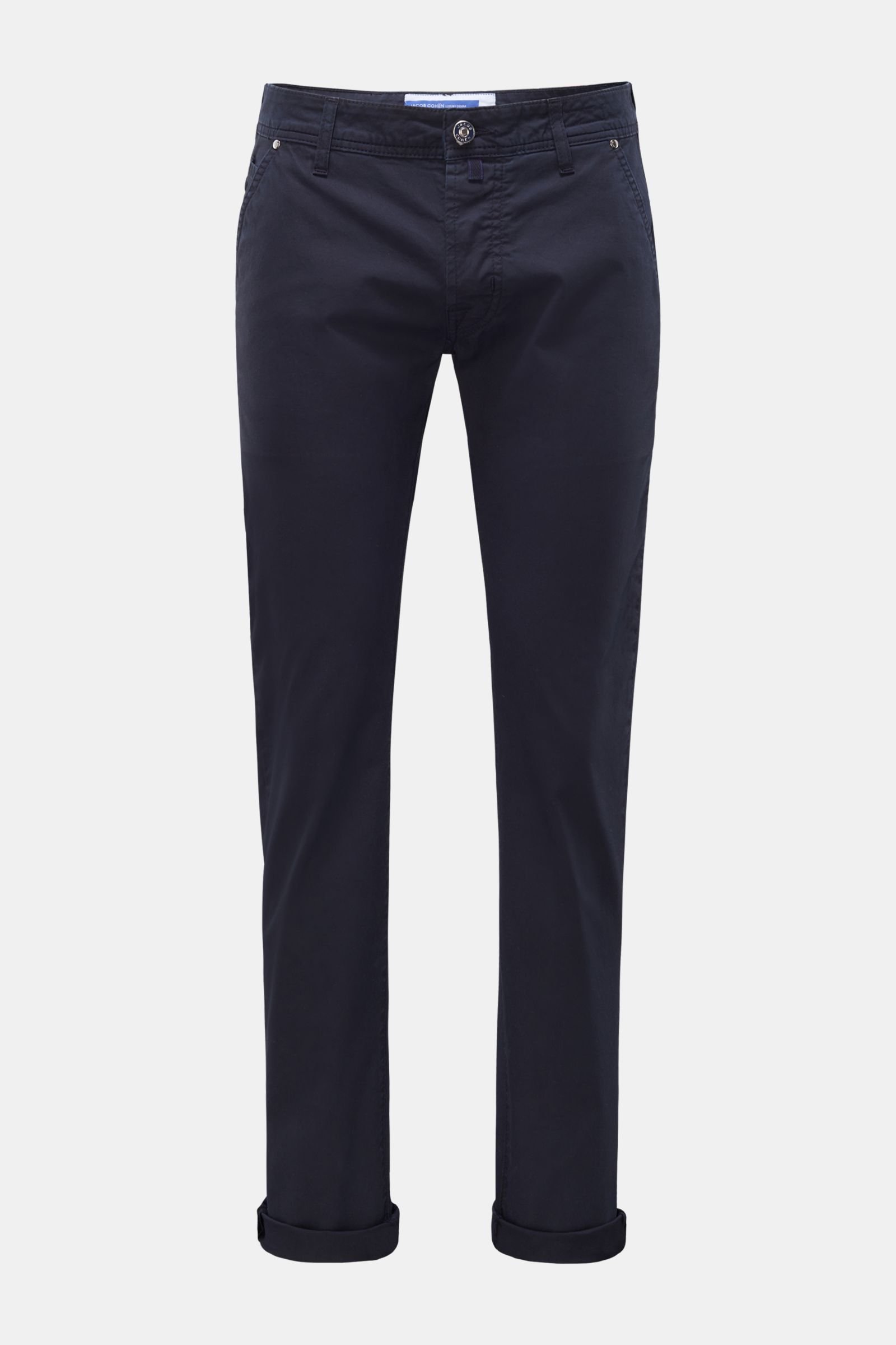 'Leonard' cotton trousers navy (previously J613)