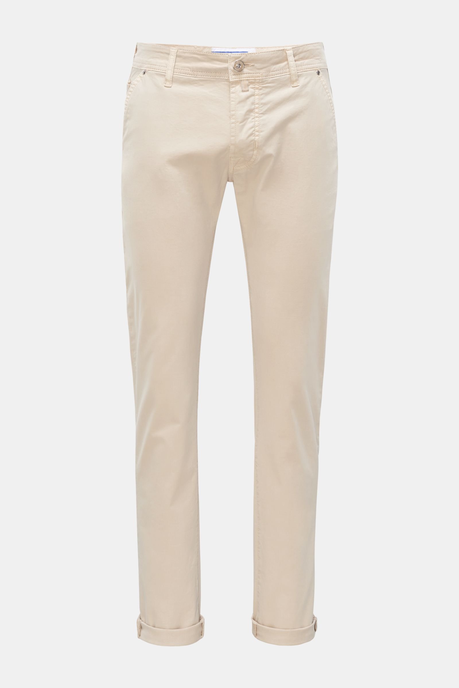 Cotton trousers 'Leonard' cream (formerly J613)