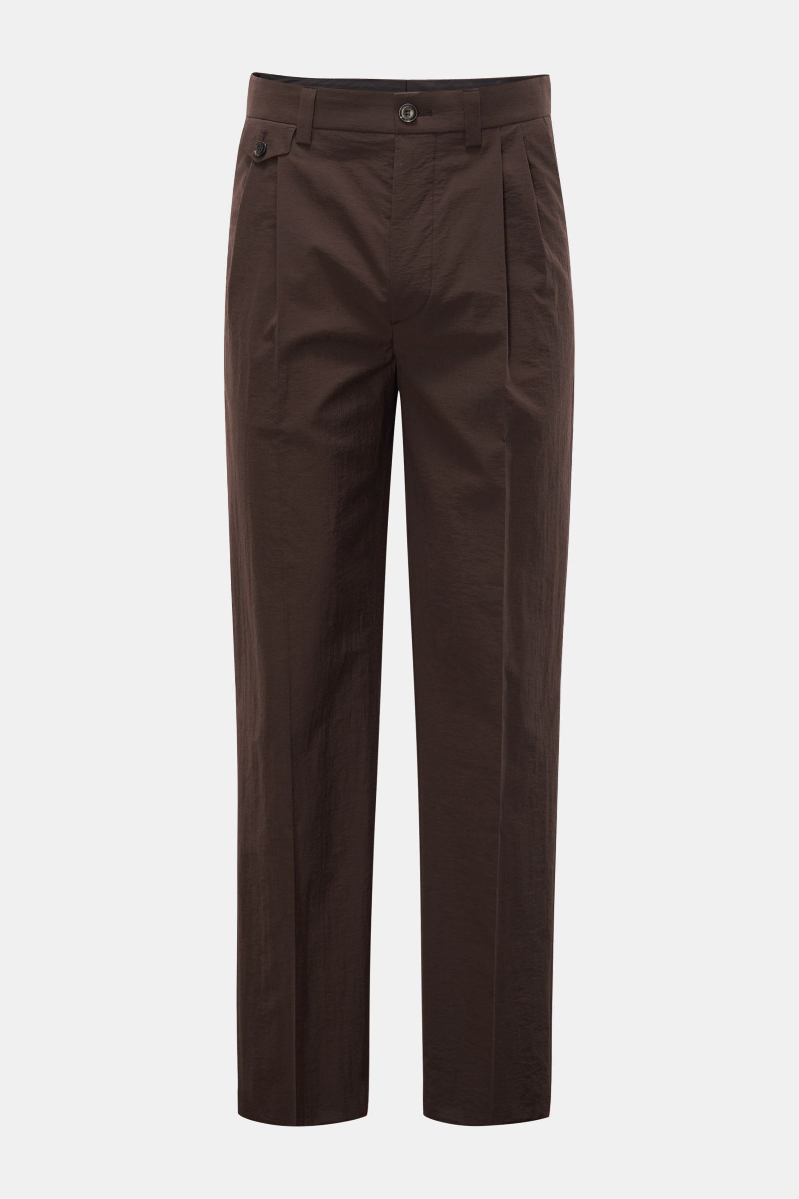 Nanushka Hose 'Gini' dunkelbraun