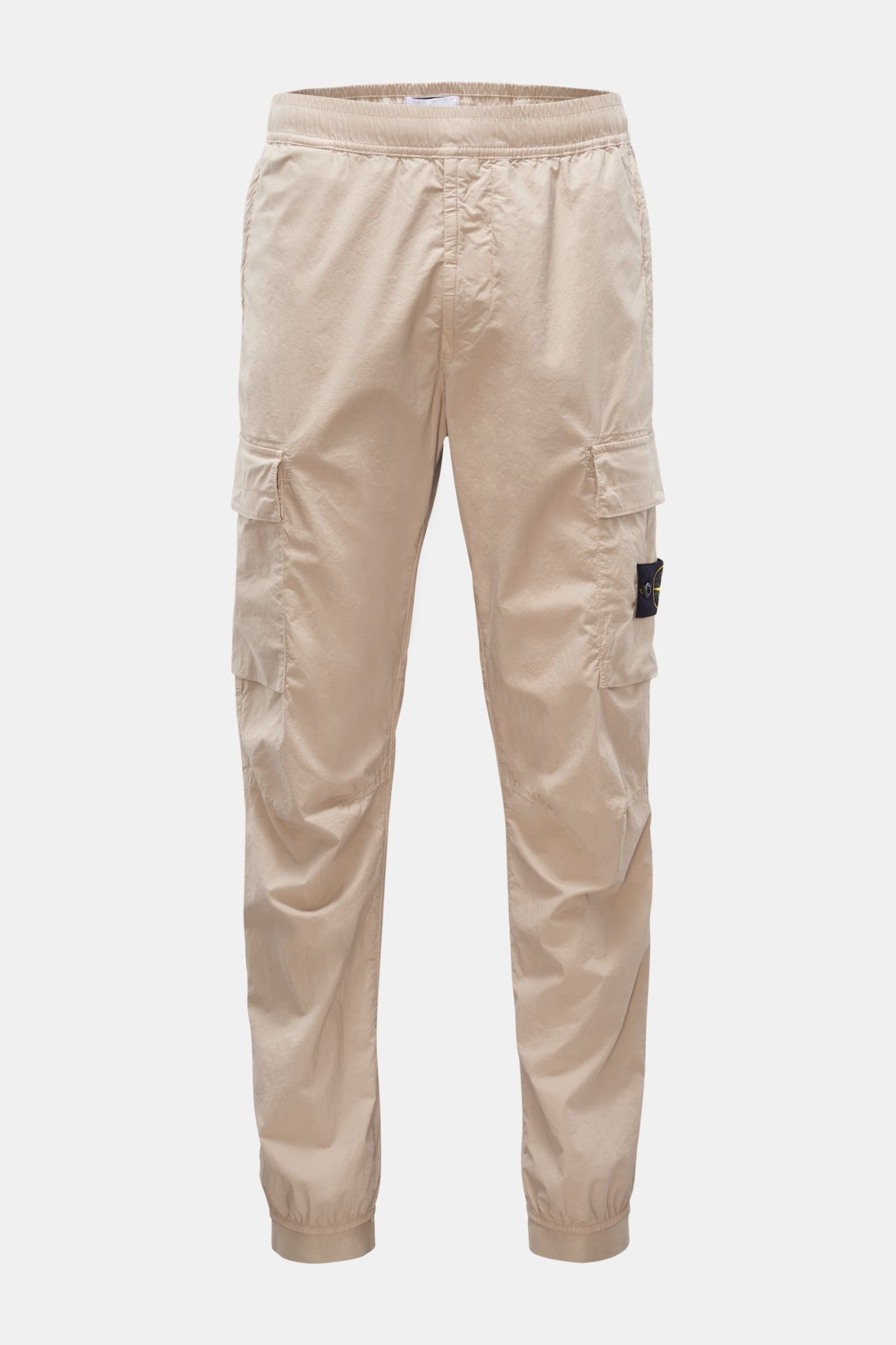 Cargo jogger pants beige