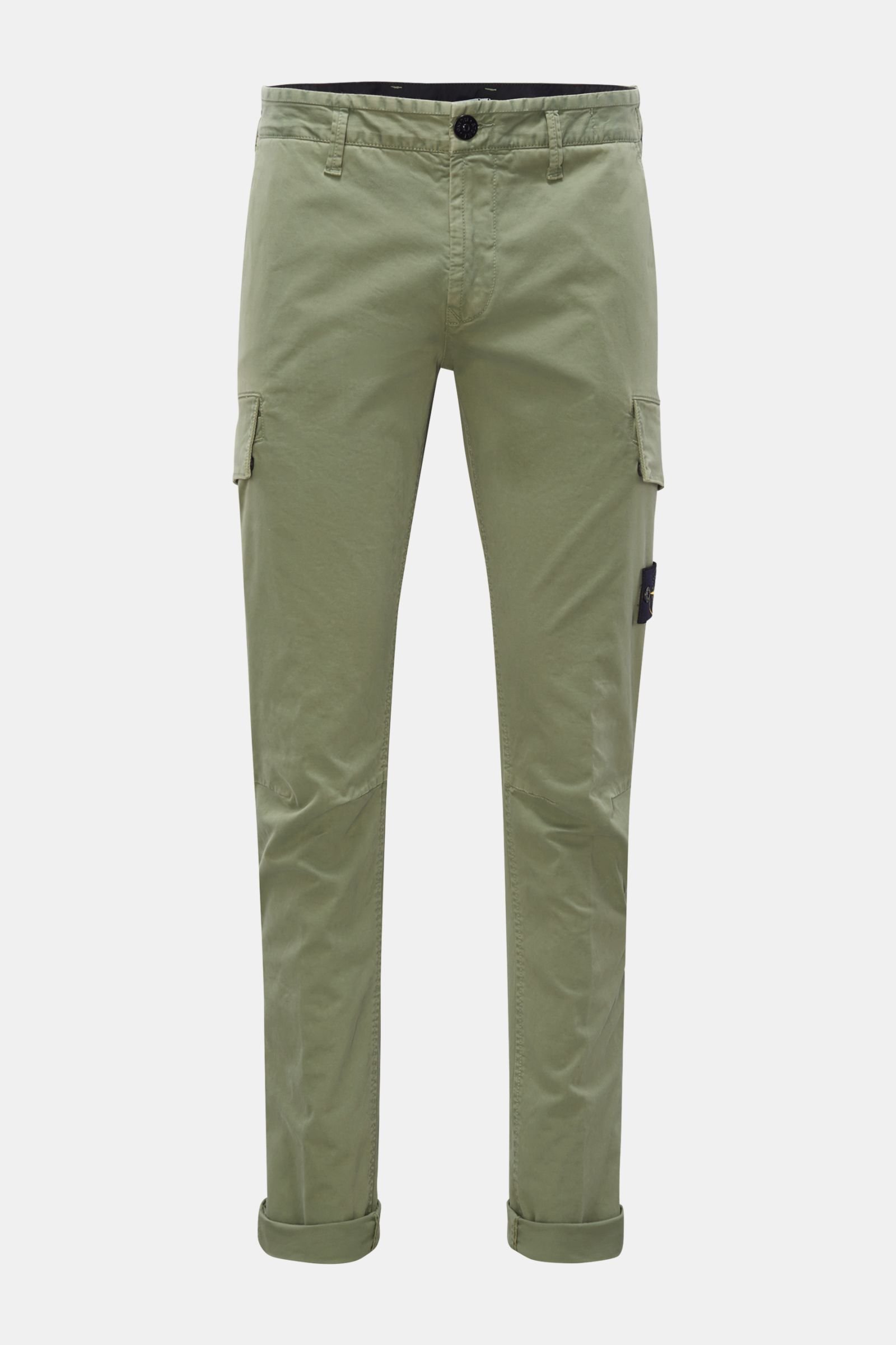 Cotton cargo trousers olive