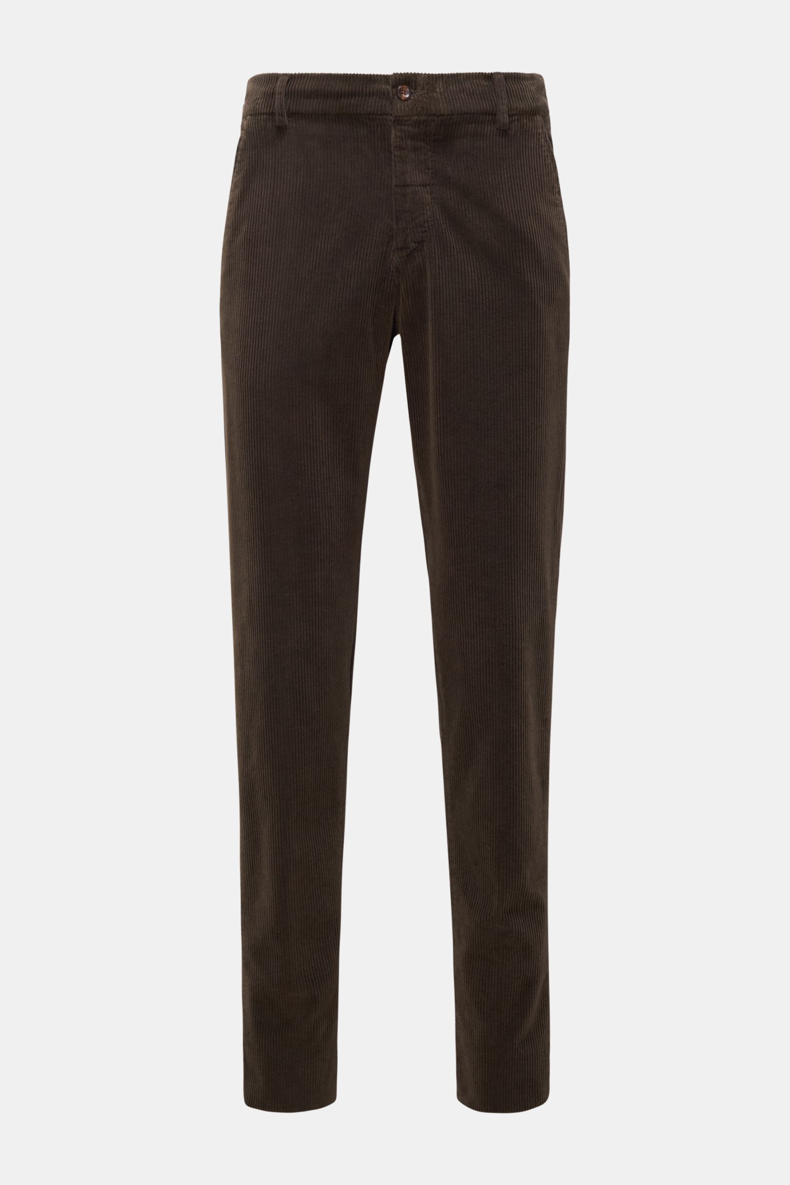 Cord-Joggpants 'Manu' dunkelbraun