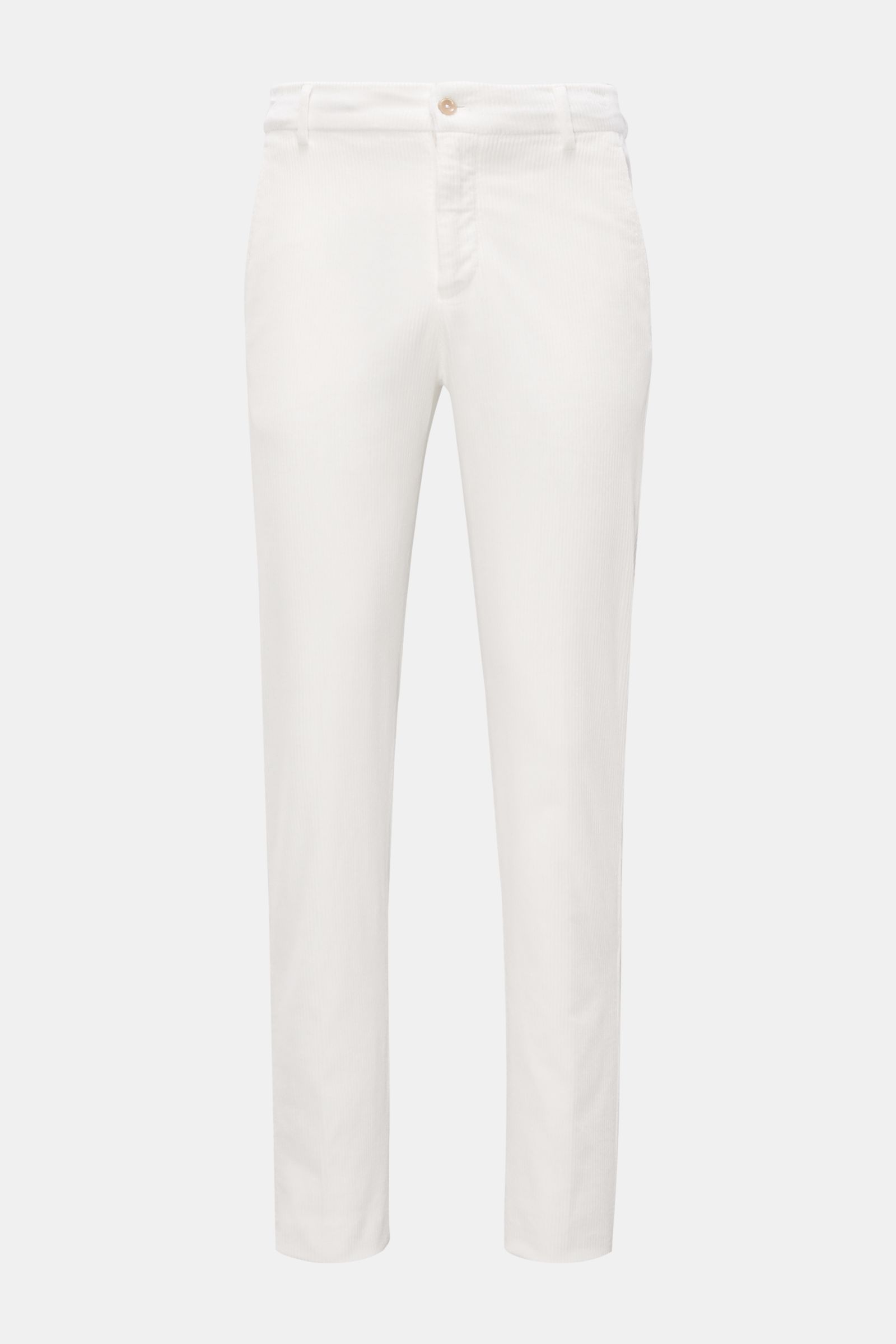 Marco Pescarolo Corduroy jogger pants 'Manu' white