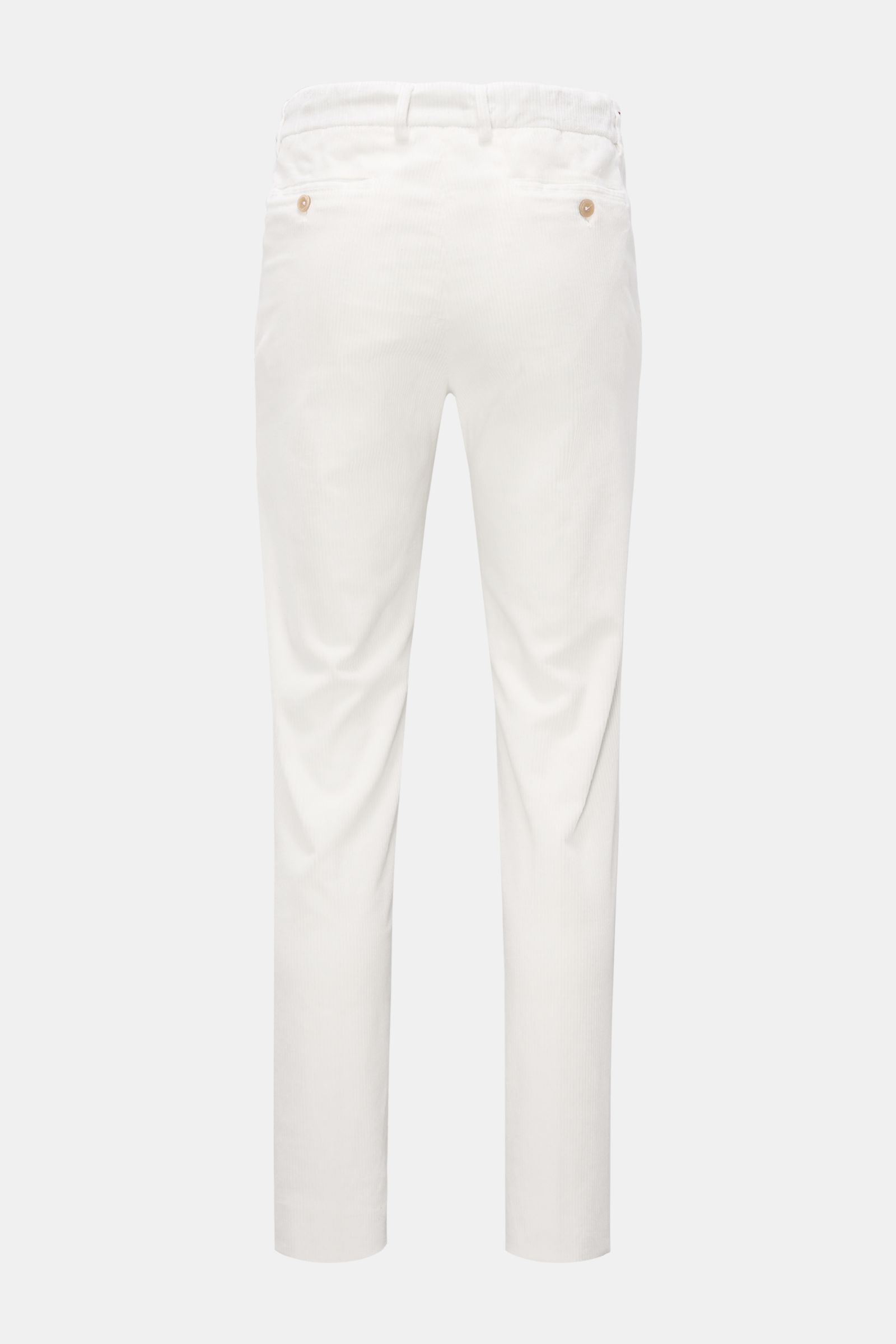 Marco Pescarolo Corduroy jogger pants 'Manu' white