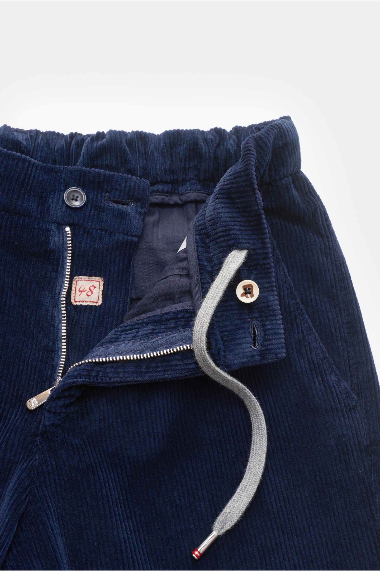 Marco Pescarolo Corduroy jogger pants 'Manu' navy