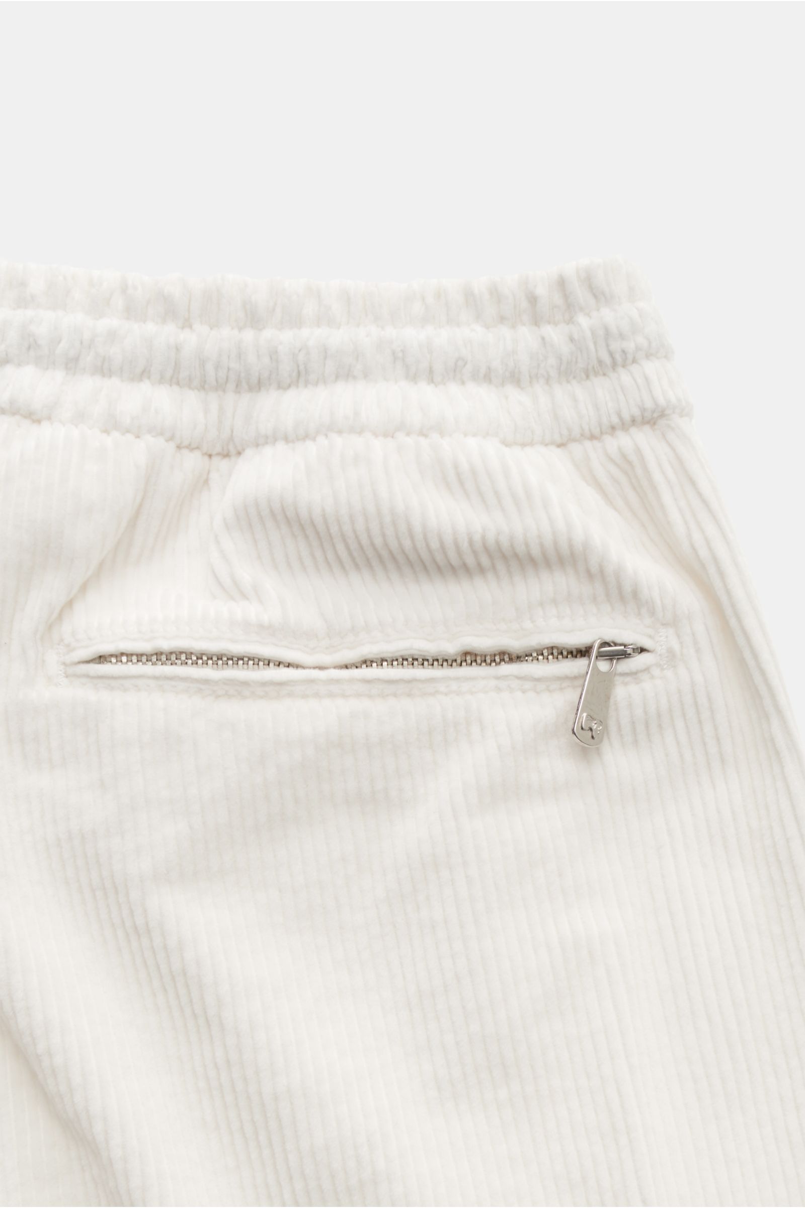 Marco Pescarolo Cord Cargo-Jogpants 'Tor' offwhite