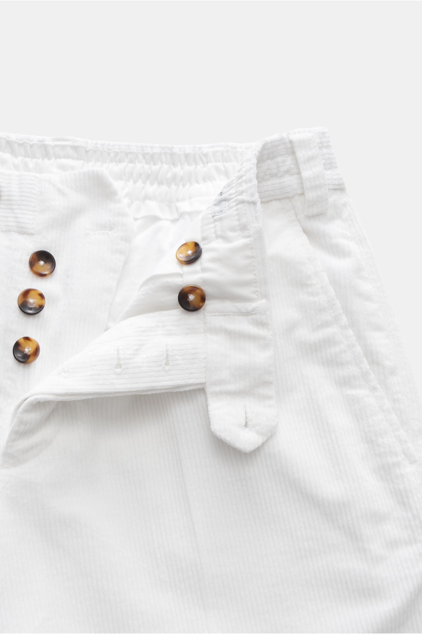 PT Torino Corduroy trousers 'Rebel Fit' white