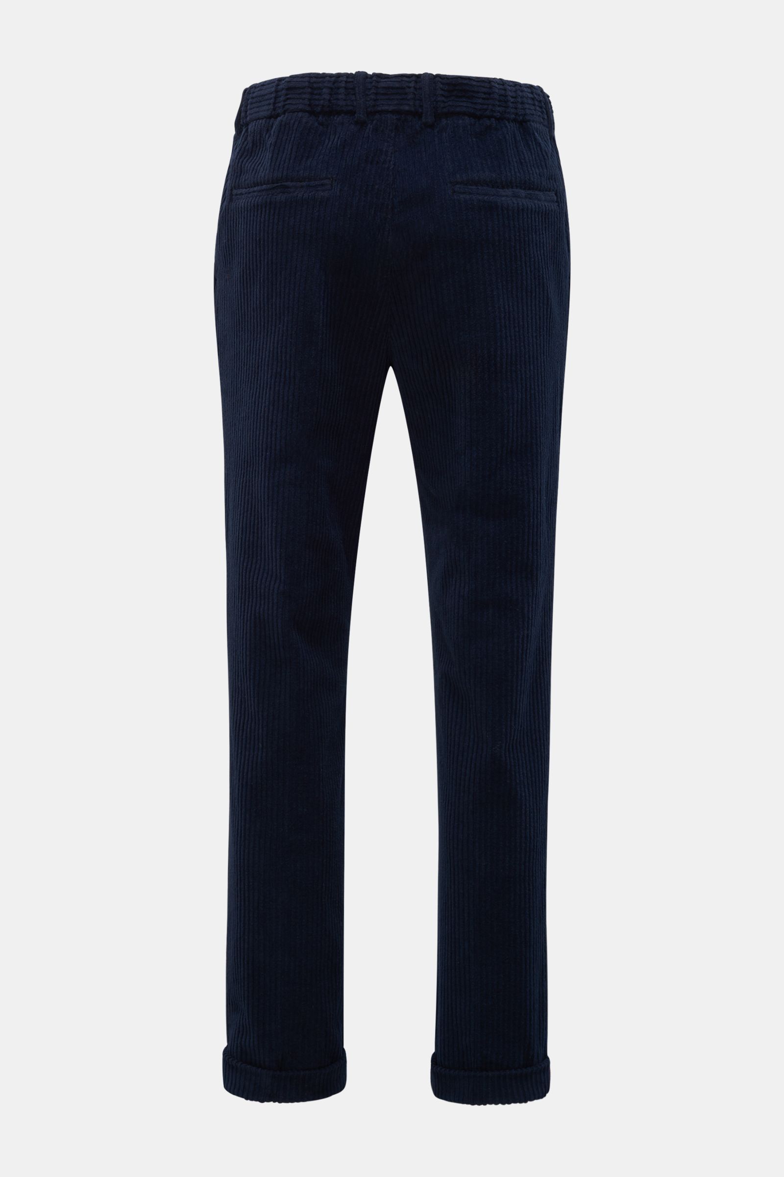 04651/ A trip in a bag Corduroy jogger pants 'Oyster' navy