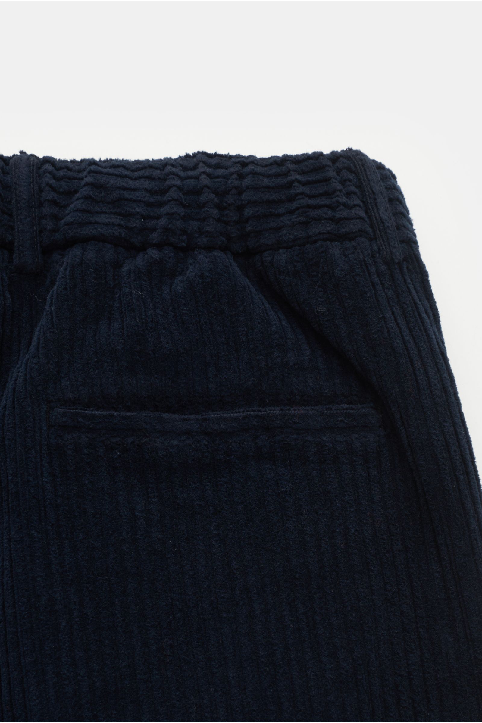 04651/ A trip in a bag Corduroy jogger pants 'Oyster' navy