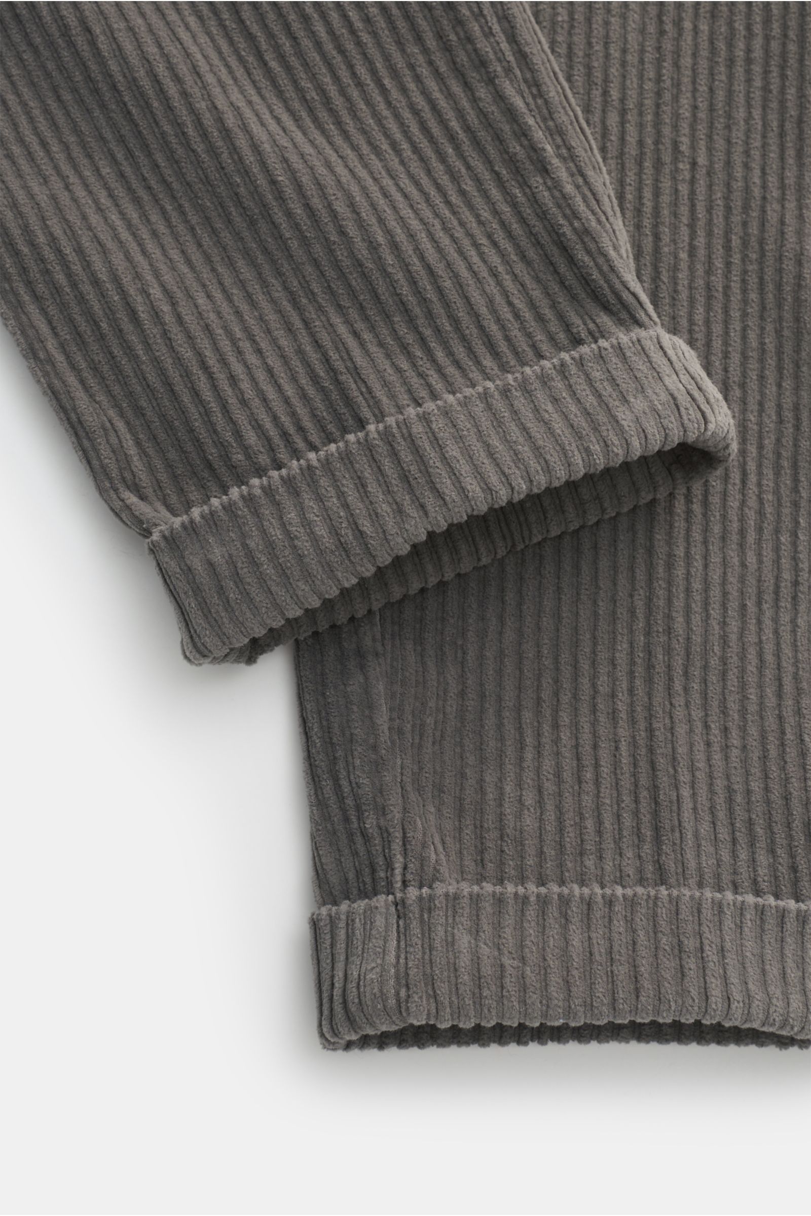 04651/ A trip in a bag Corduroy jogger pants 'Oyster' grey