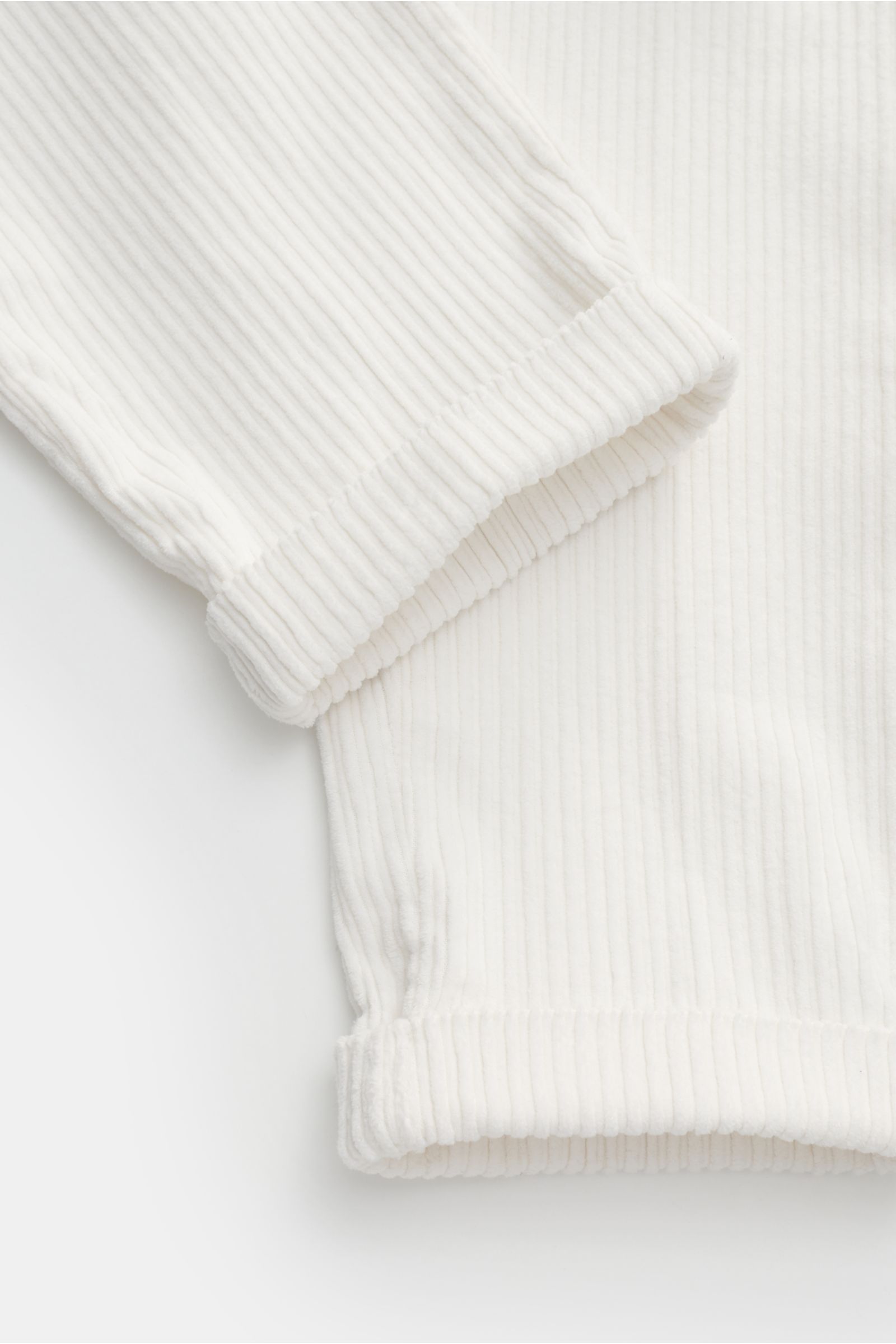 04651/ A trip in a bag Corduroy jogger pants 'Oyster' white