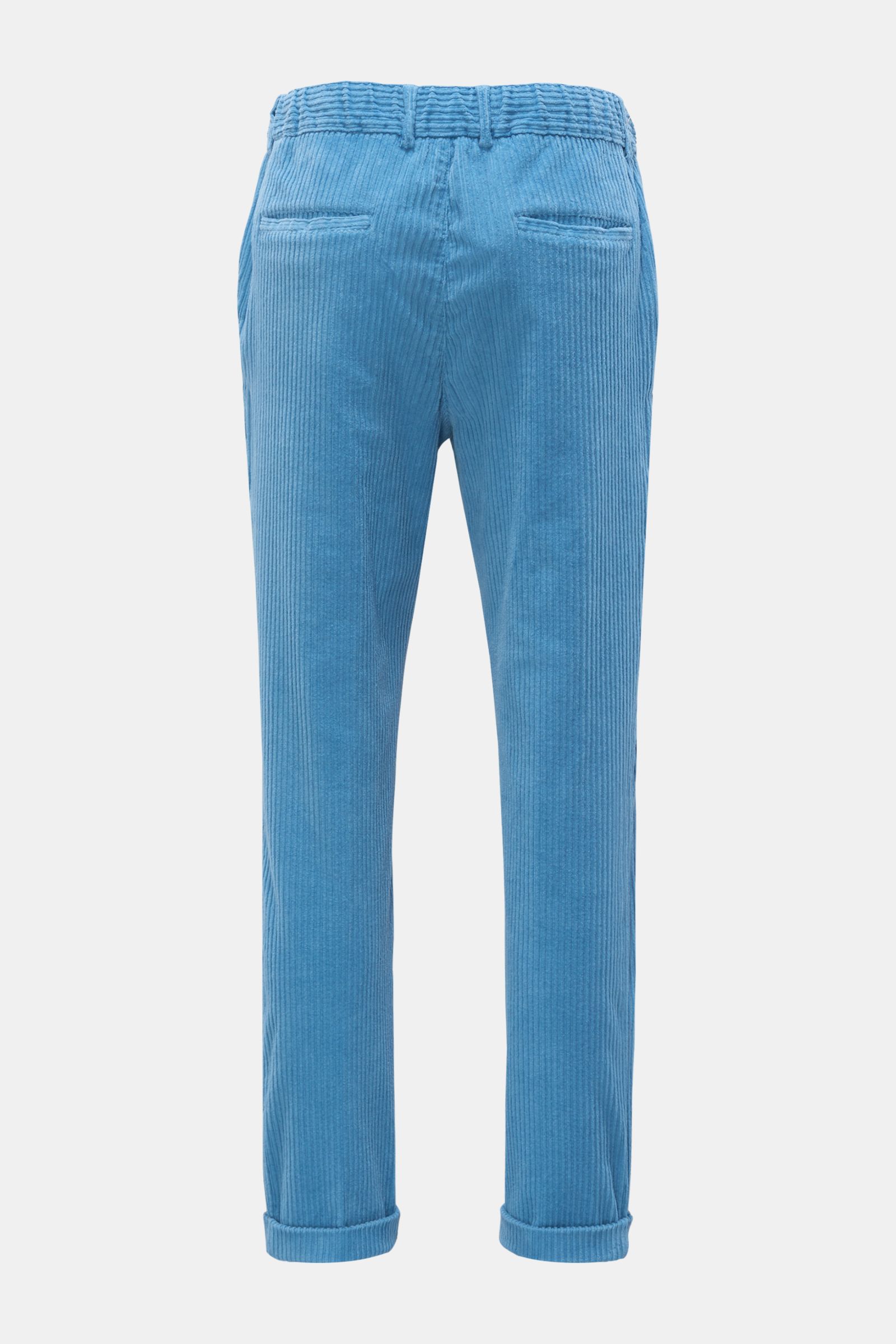 04651/ A trip in a bag Corduroy jogger pants 'Oyster' smoky blue